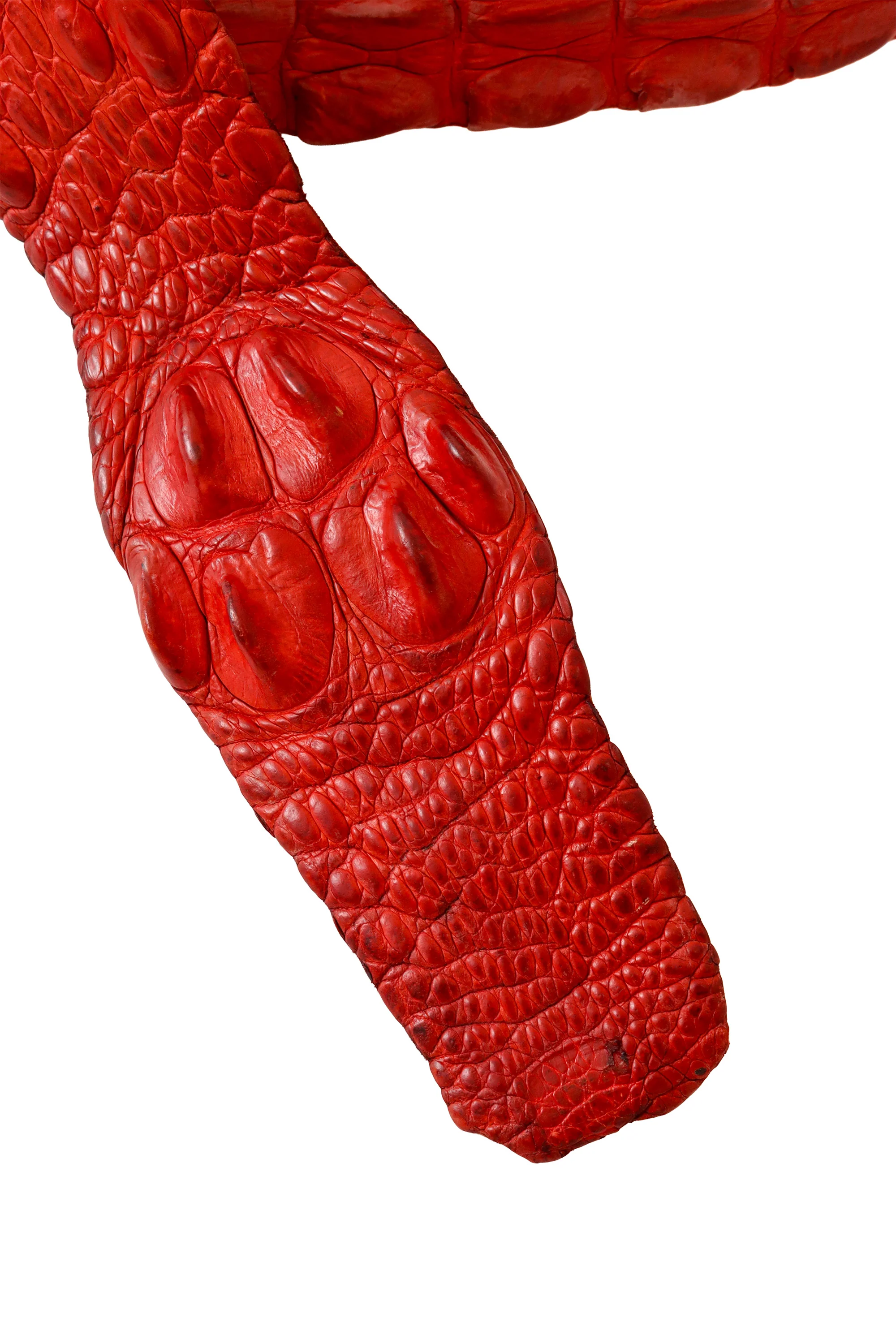 2005 S/S Red Crocodile Belt - Image 4
