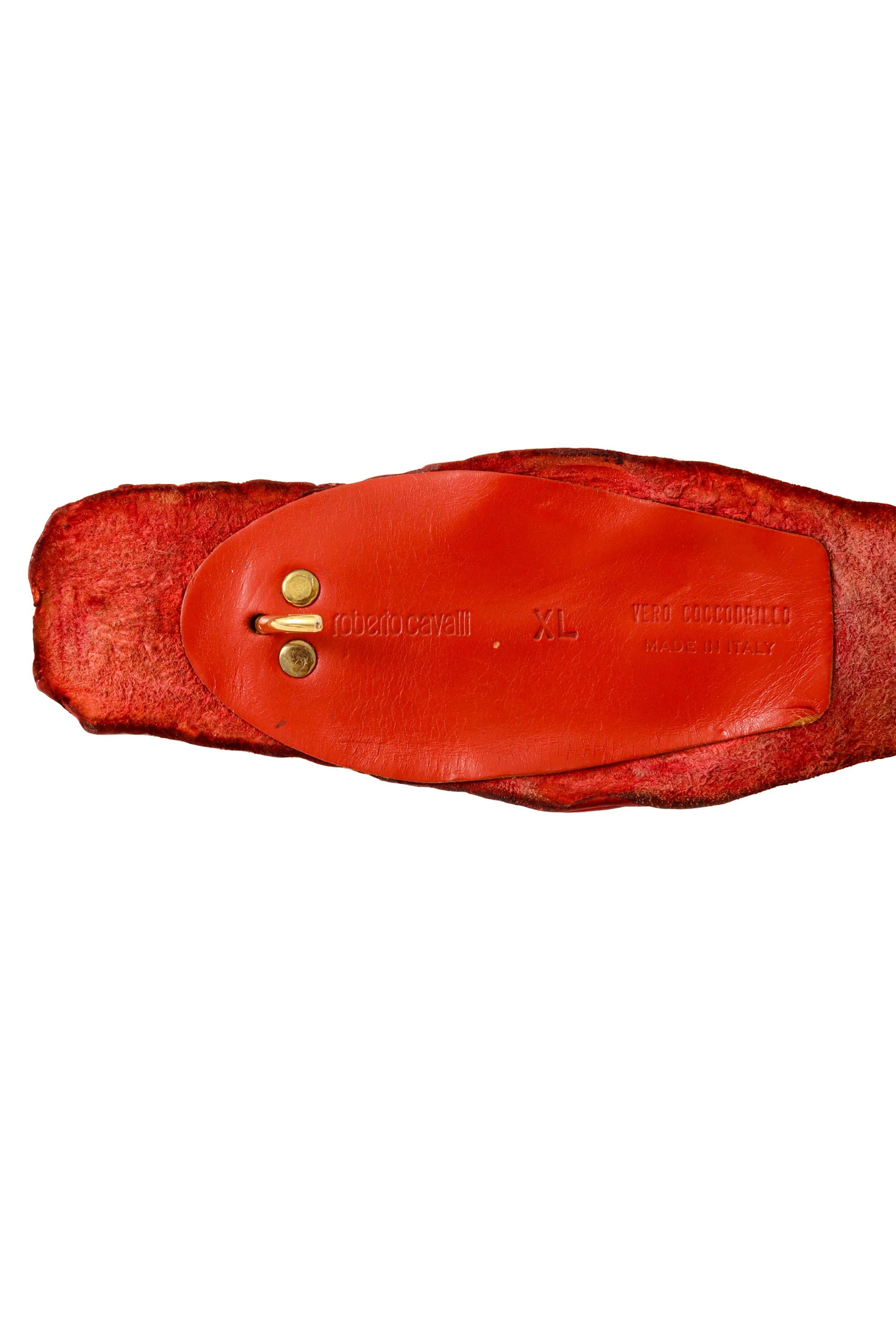 2005 S/S Red Crocodile Belt - Image 6