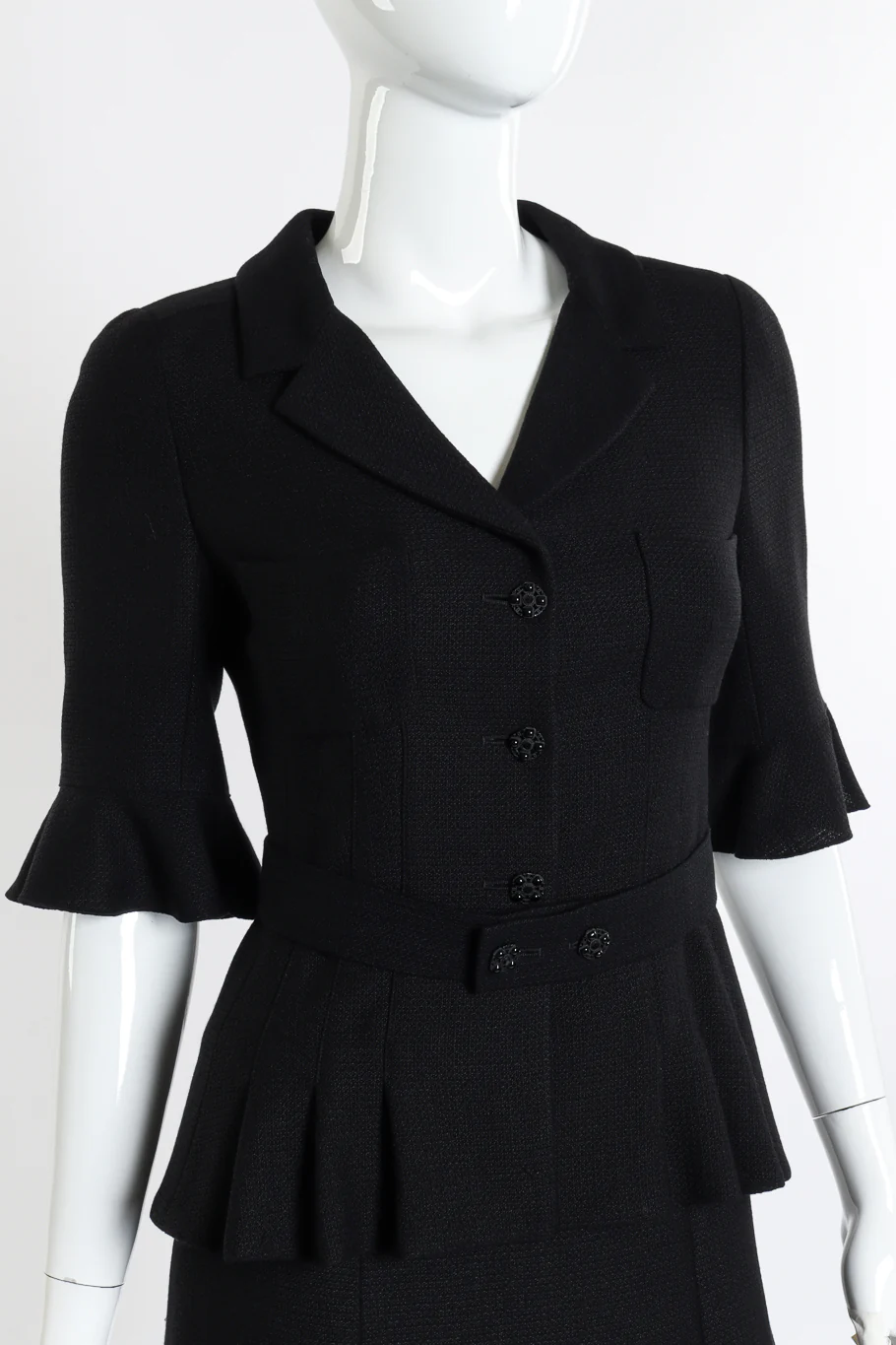 2007C Peplum Skirt Suit - Image 4