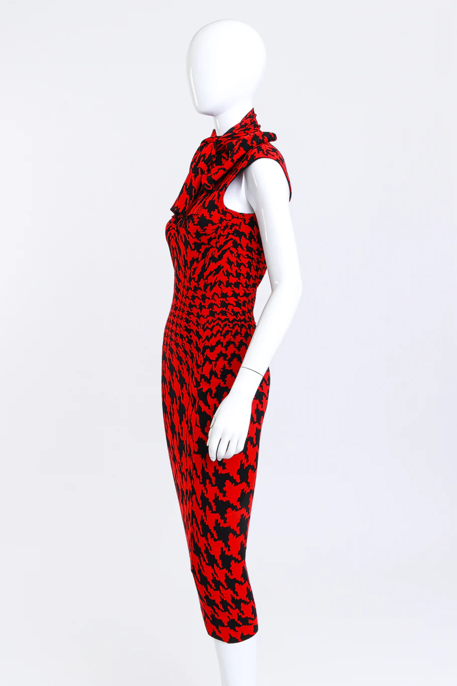 2009 F/W Houndstooth Knit Dress - Image 2