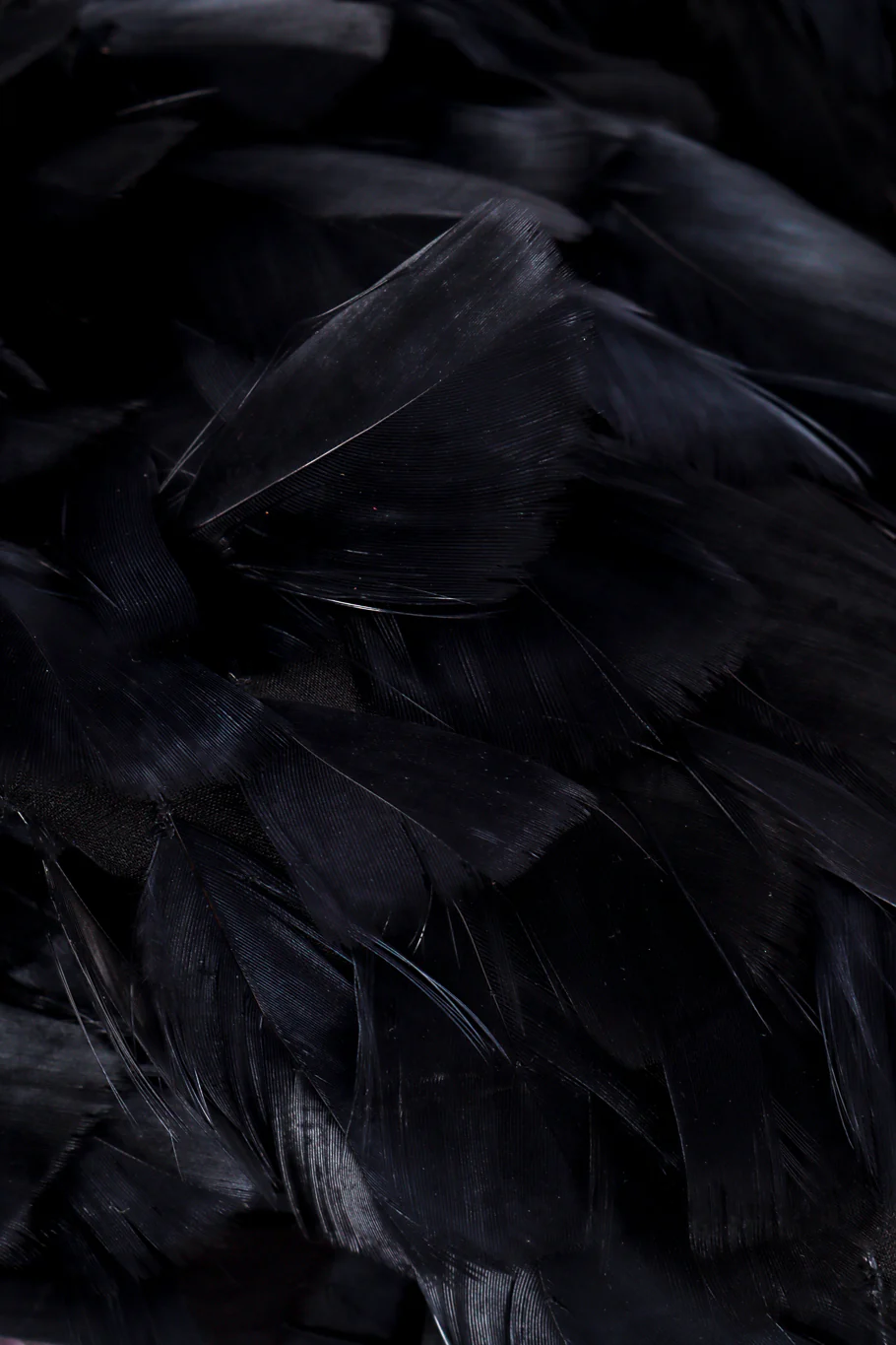 2009 F/W Little Black Feather Dress - Image 7