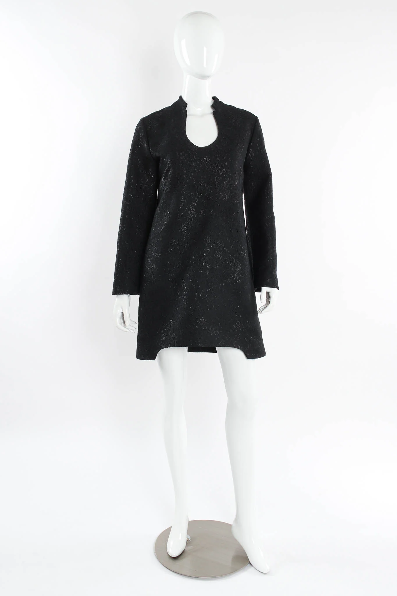 2010 A/W Wool Brocade Shift Dress
