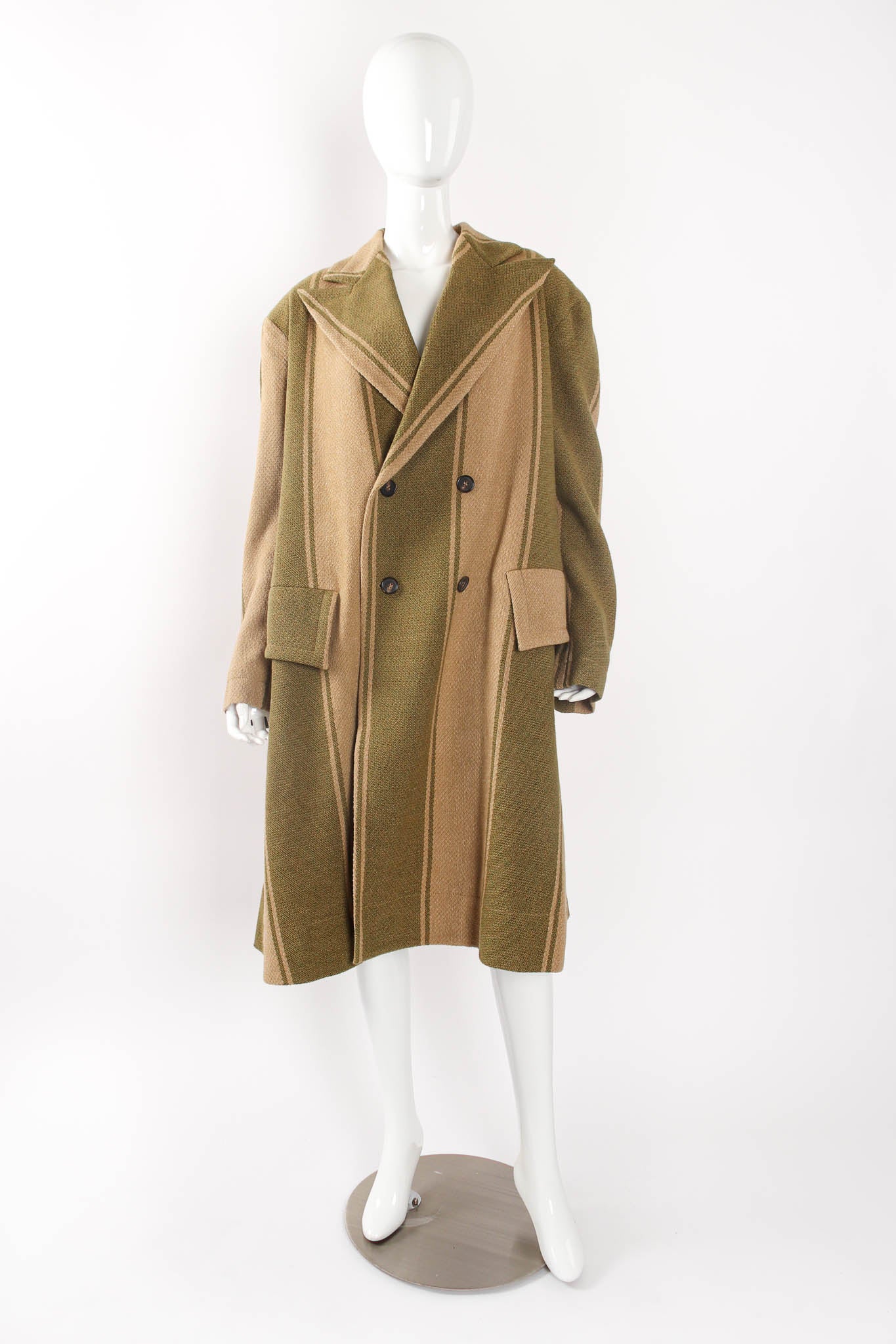 2016 A/W Blanket Stripe Coat