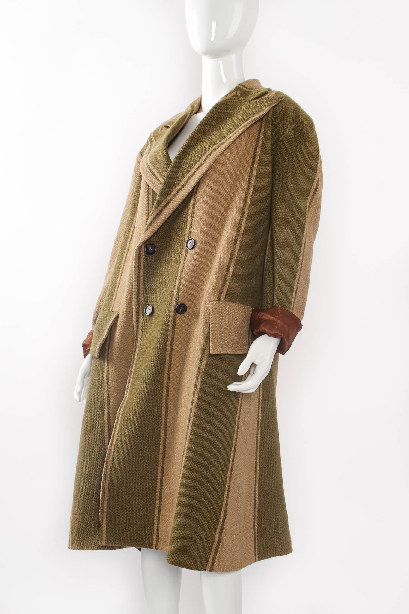 2016 A/W Blanket Stripe Coat - Image 3
