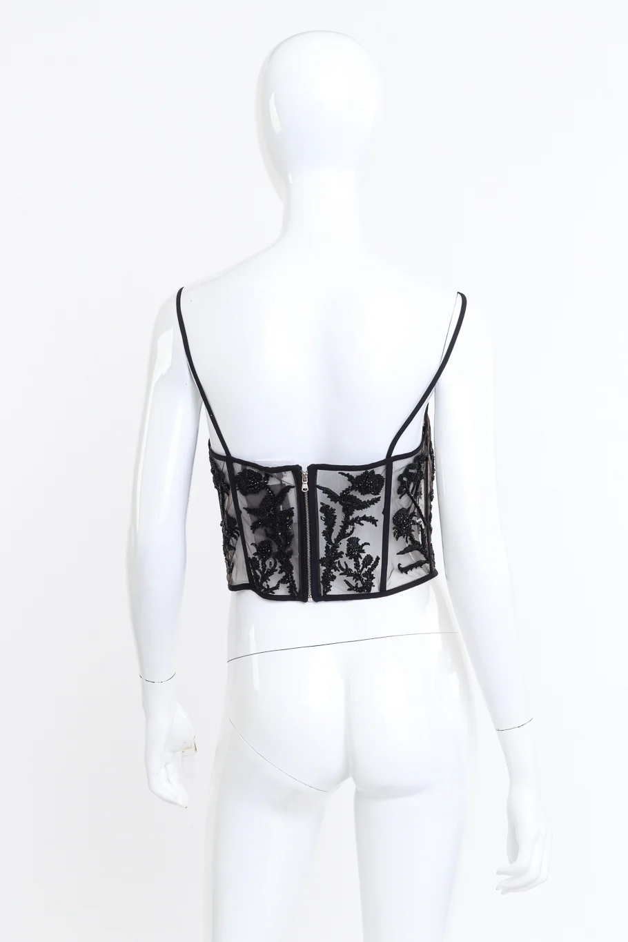 2017 S/S Mesh Beaded Crop Bustier - Image 4