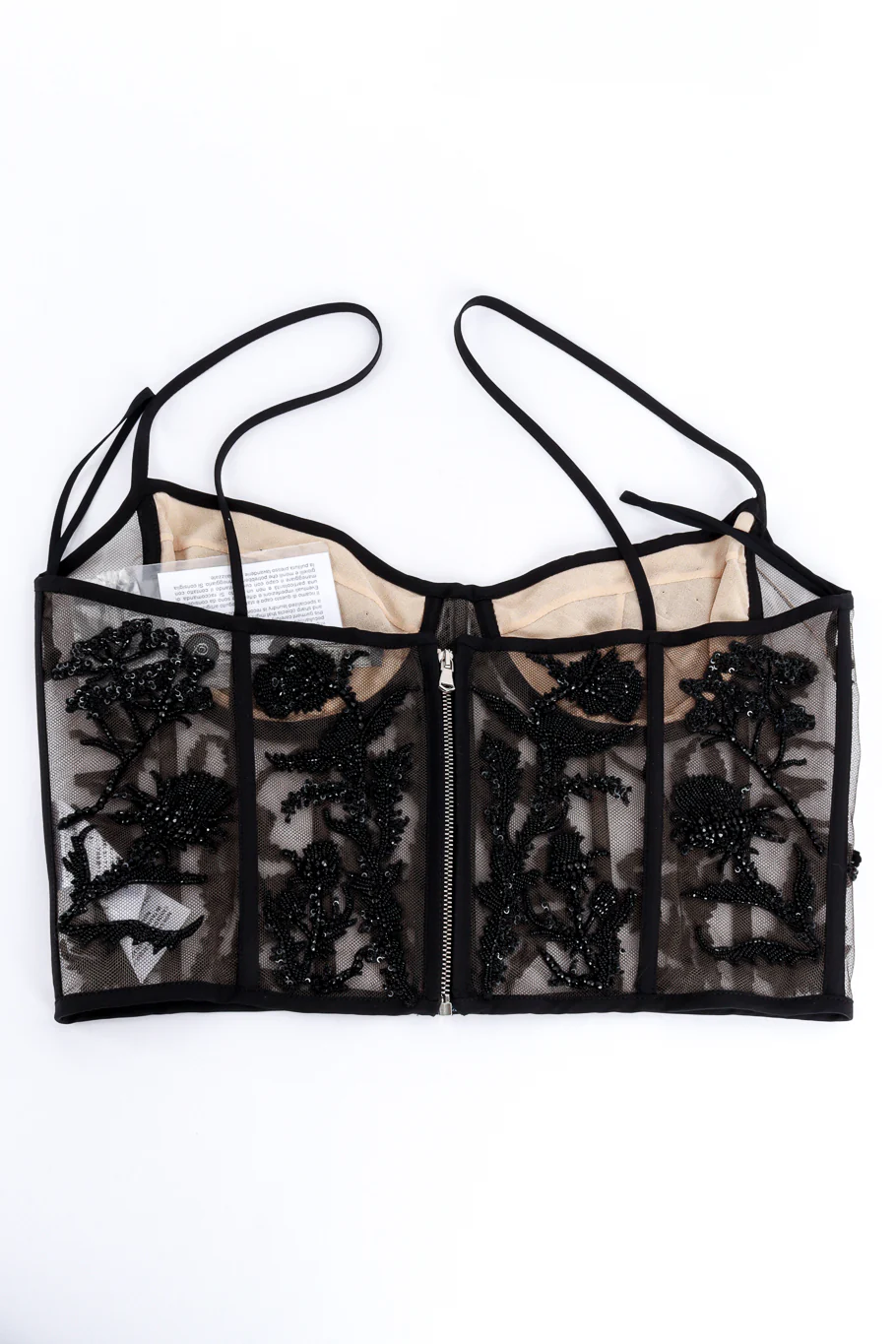 2017 S/S Mesh Beaded Crop Bustier - Image 7