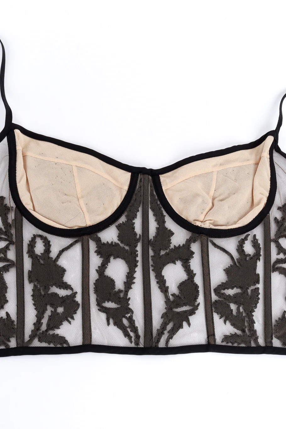 2017 S/S Mesh Beaded Crop Bustier - Image 8