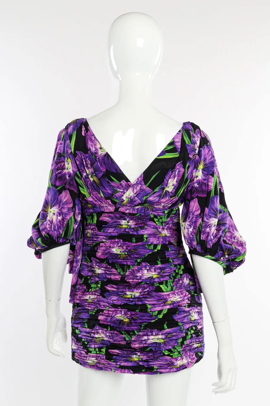 2017 S/S Silk Floral Appliqué Tunic - Image 3