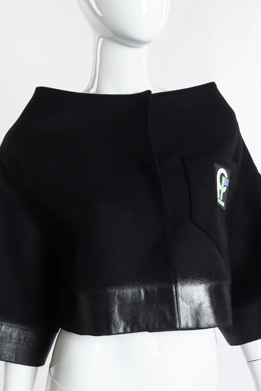 2018 F/W Cropped Wool Jacket - Image 4