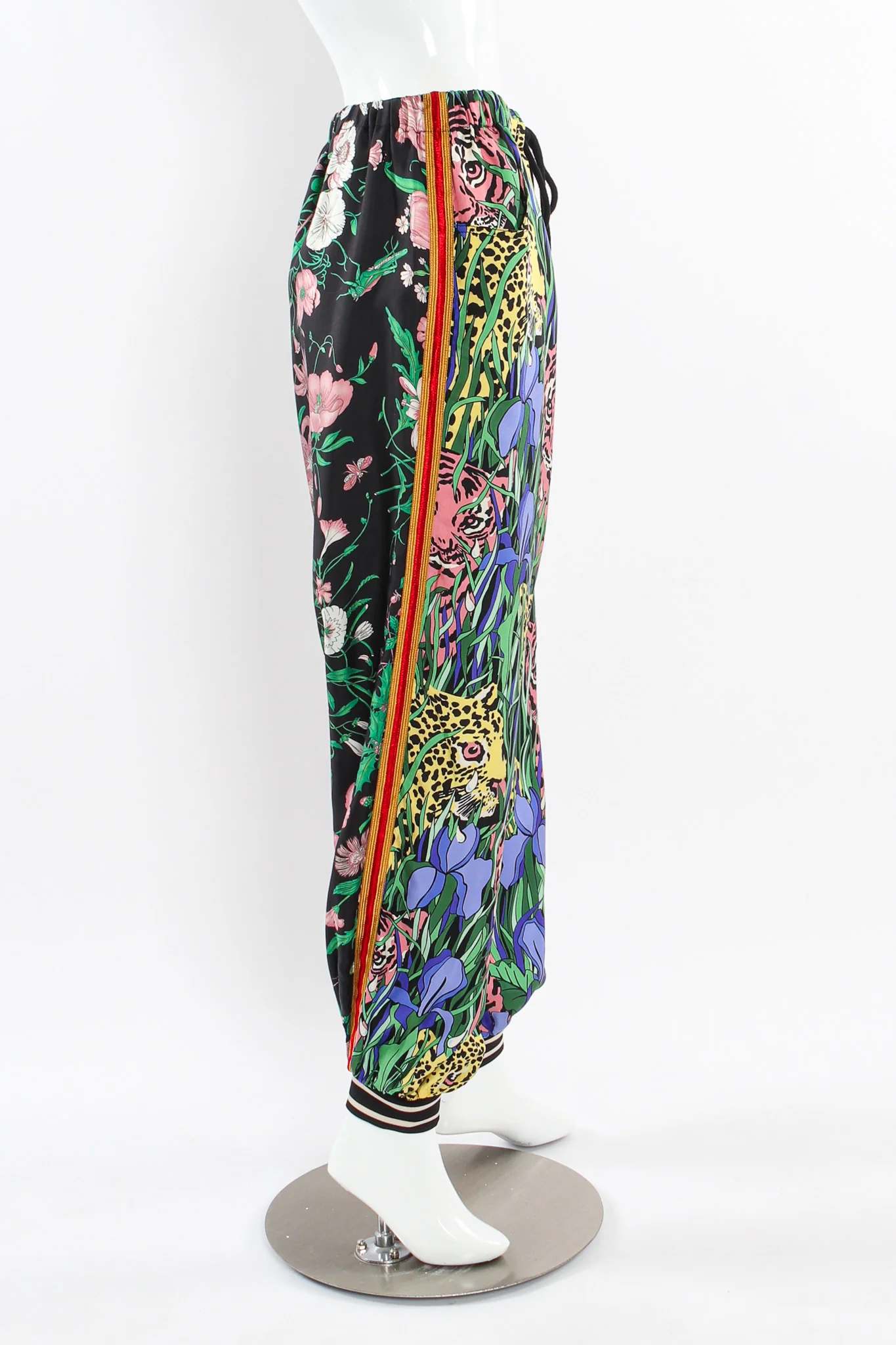 2019 A/W Feline Garden Silk Pant - Image 4