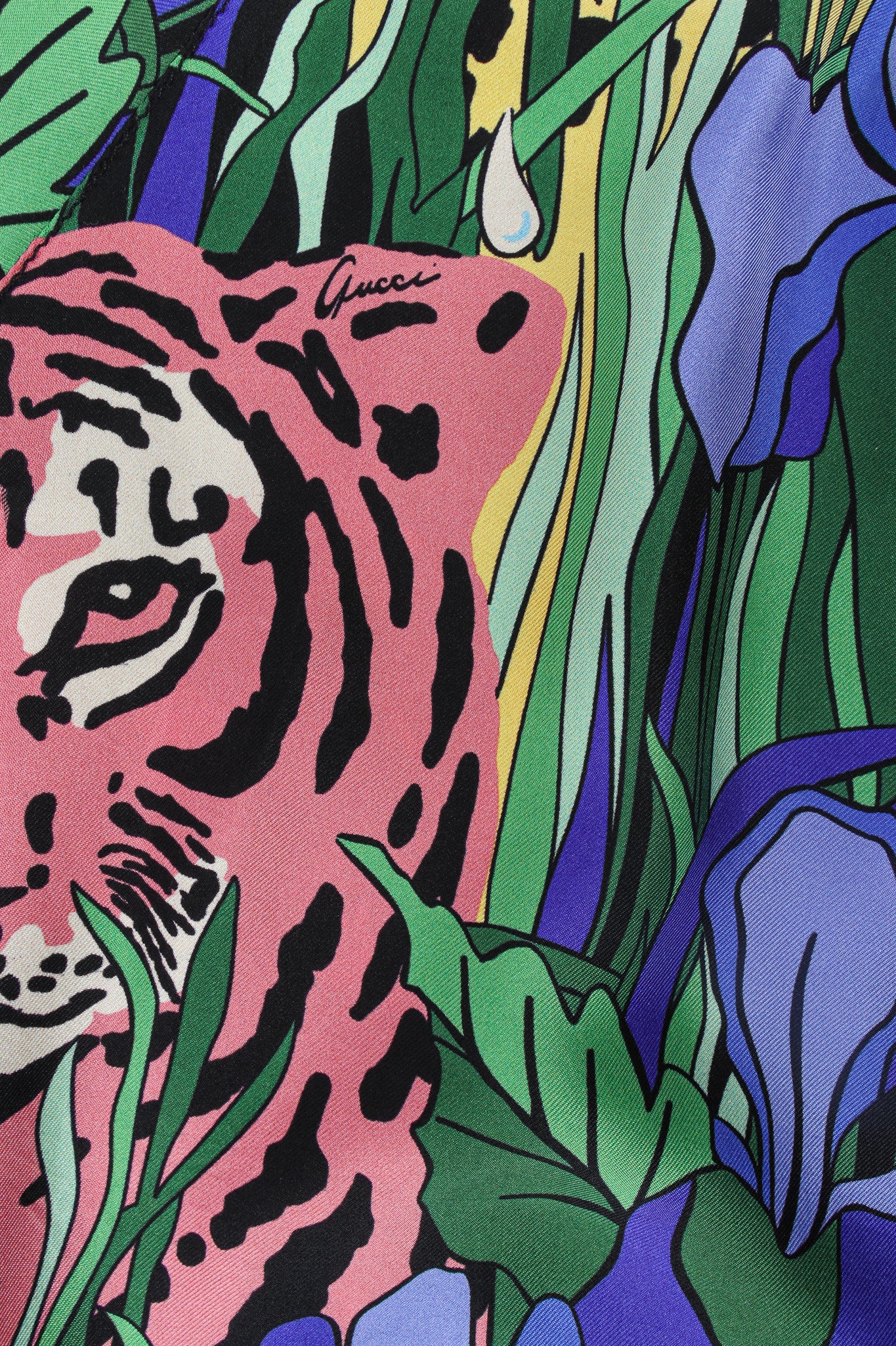 2019 A/W Feline Garden Silk Pant - Image 9