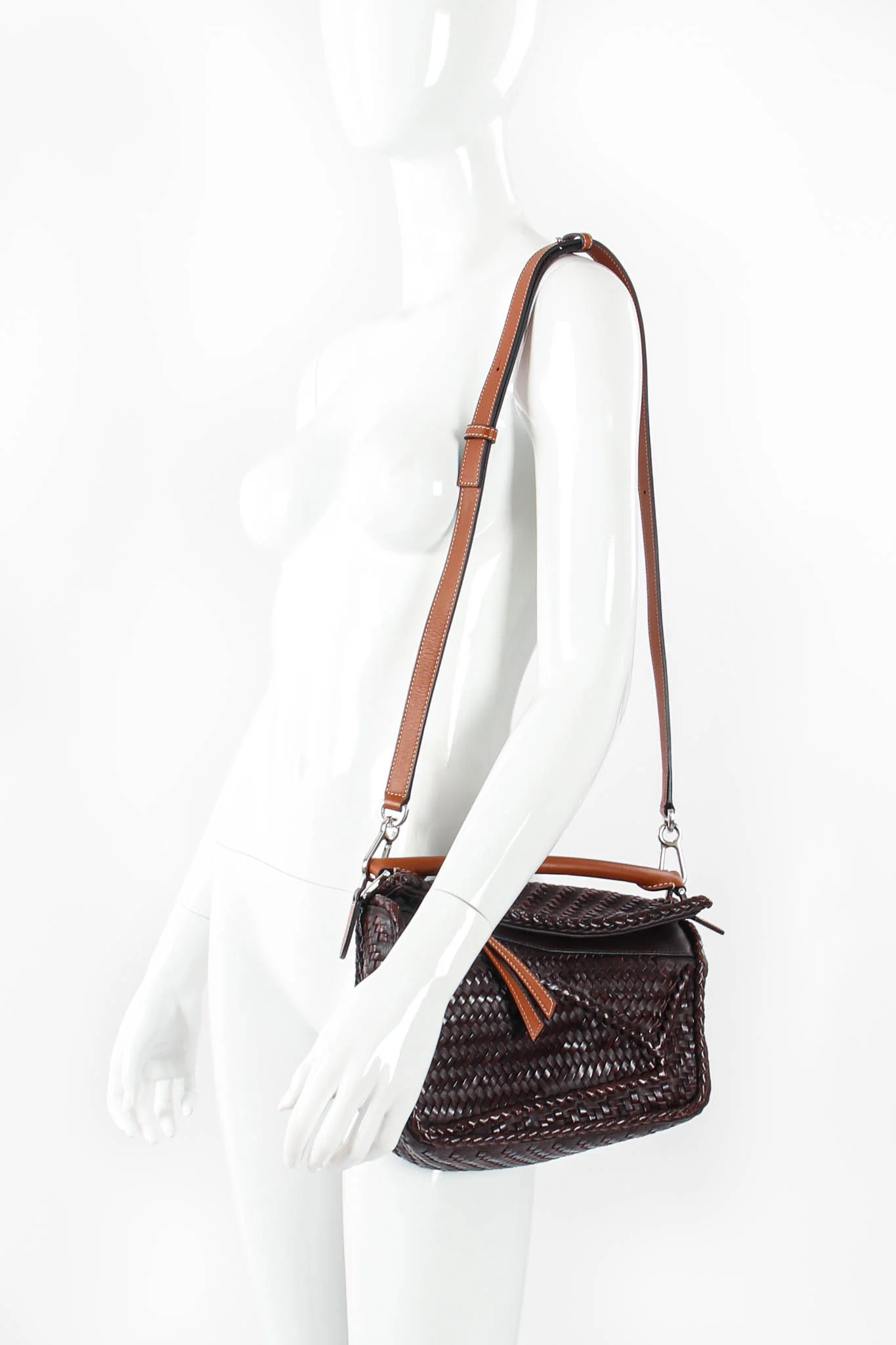 2019 S/S Small Woven Puzzle Bag - Image 2