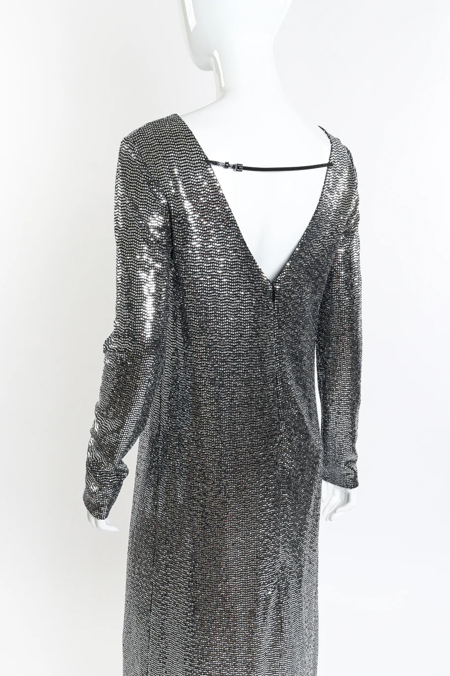 2020 S/S Metallic Jersey Gown - Image 2
