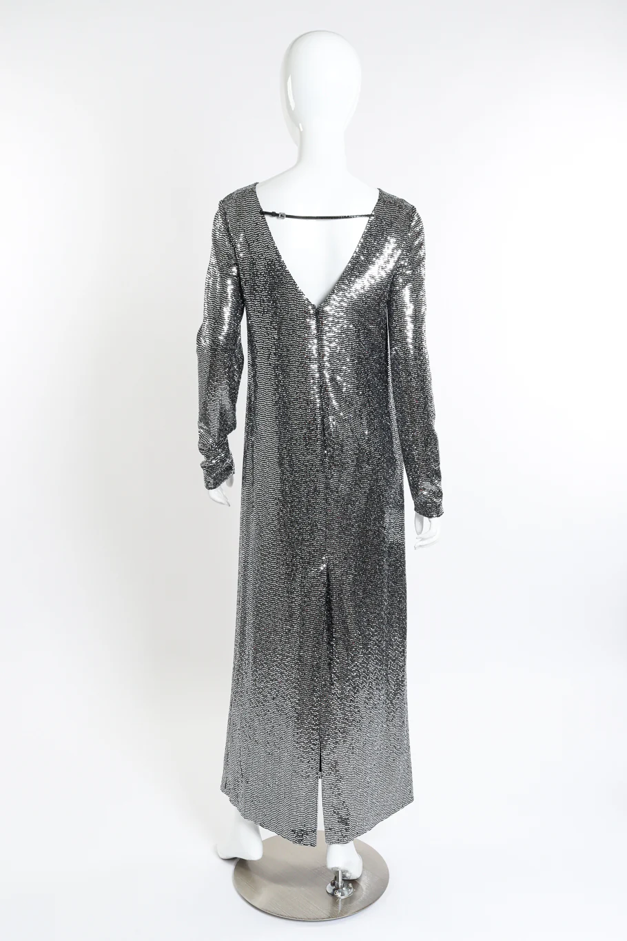 2020 S/S Metallic Jersey Gown - Image 4