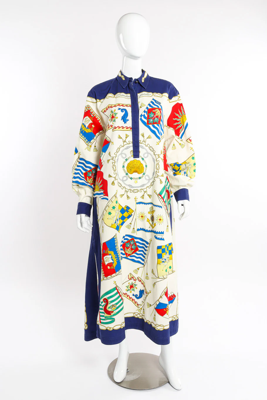 2021 S/S Nautical Cotton Tunic Dress
