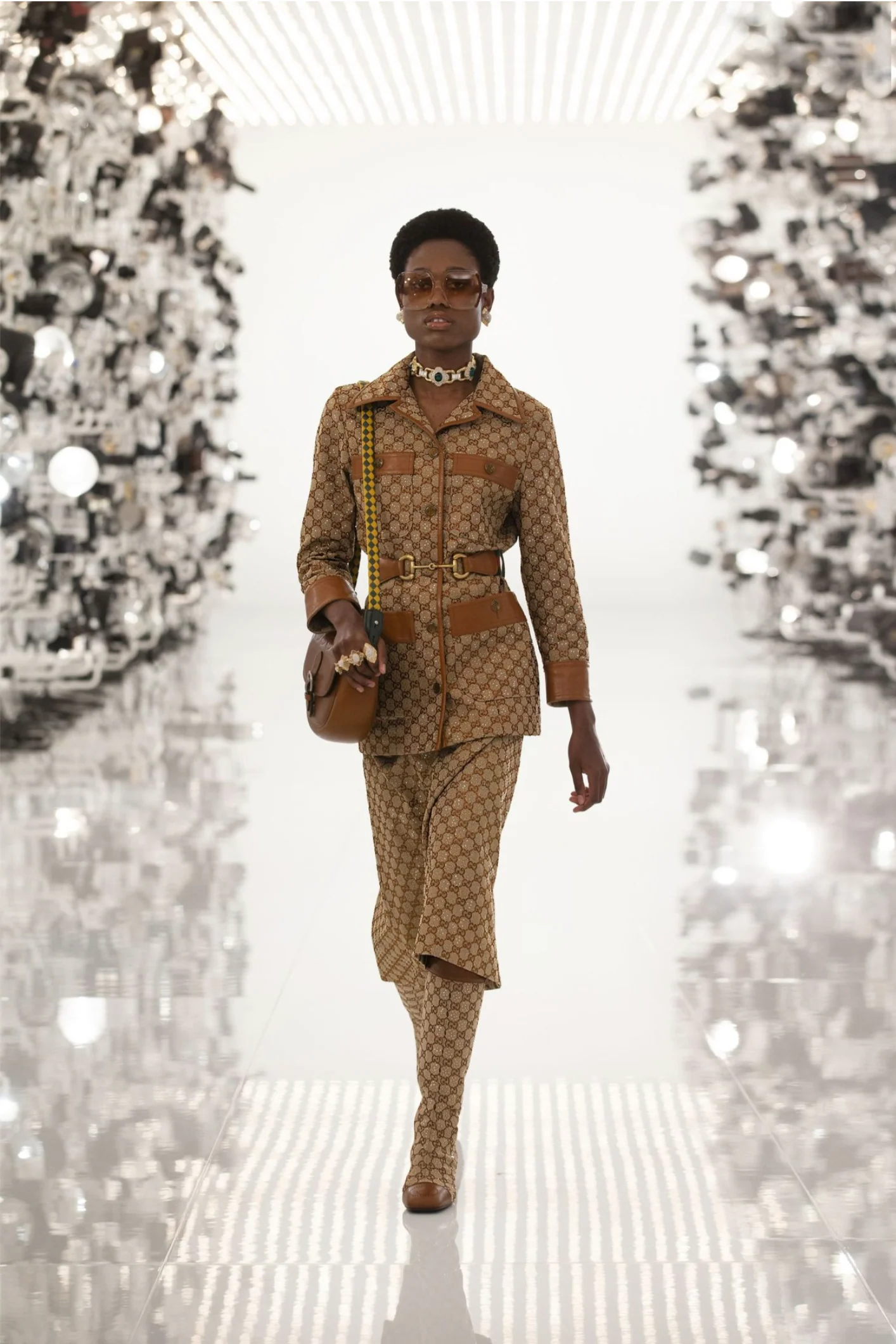 2022 F/W Aria Monogram Safari Jacket - Image 2