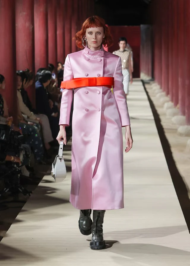 2024 C Satin Empire Coat - Image 2