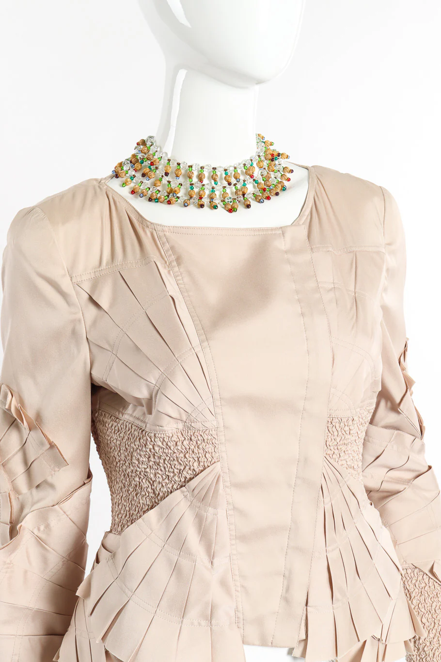 3-Strand Beaded Necklace - Image 2