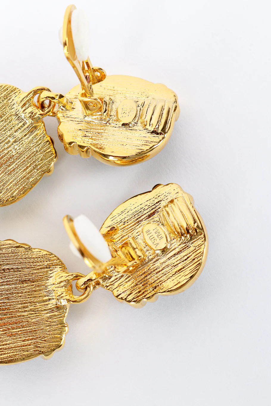 3-Tier Nugget Drop Earrings - Image 6