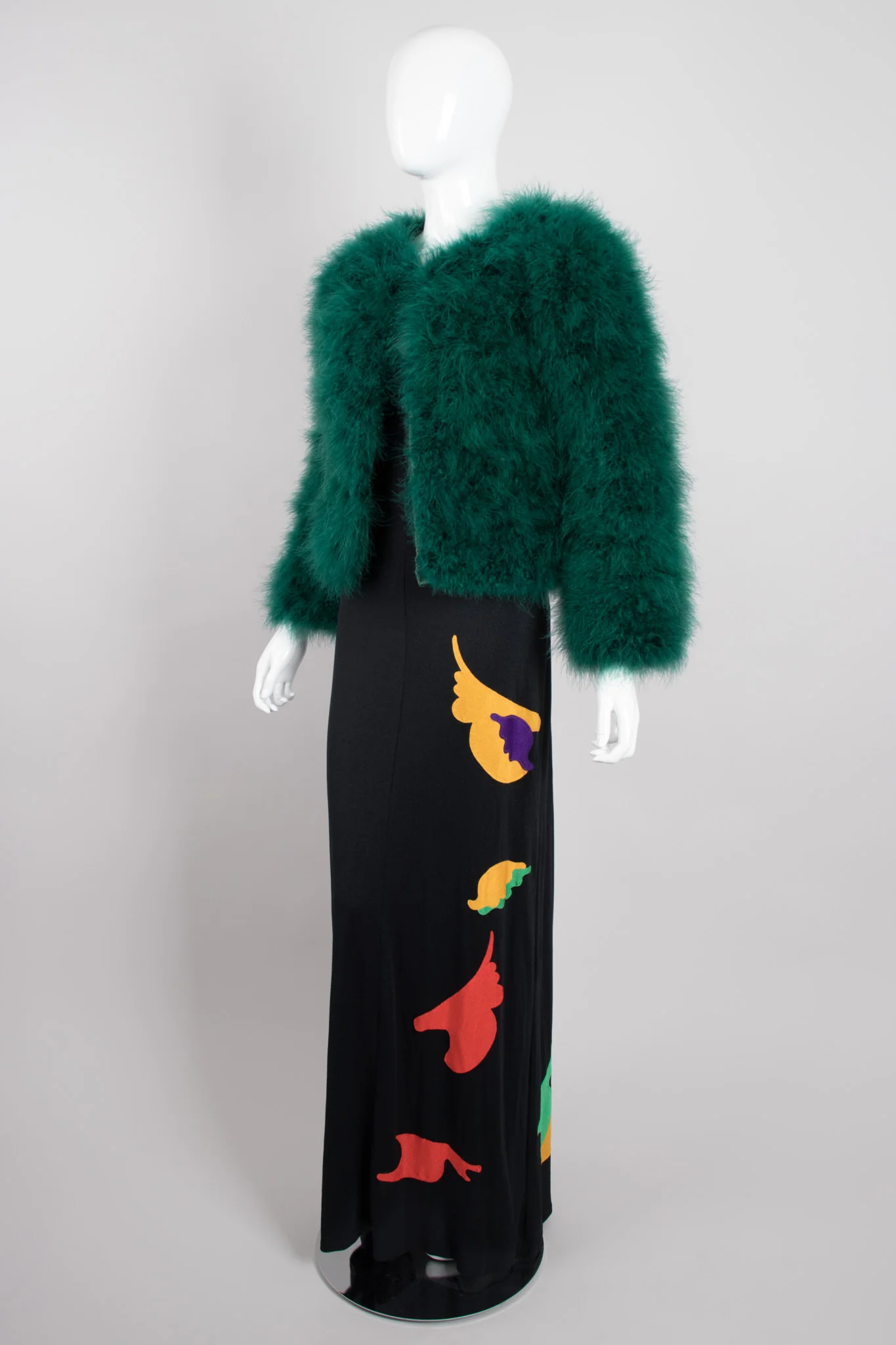 4U2 Keyhole Appliqué Jersey Dress - Image 2