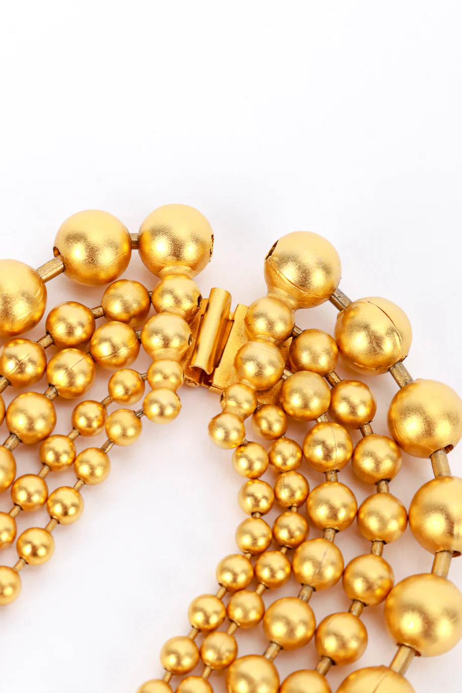 5 Strand Ball Bead Collar Necklace - Image 6