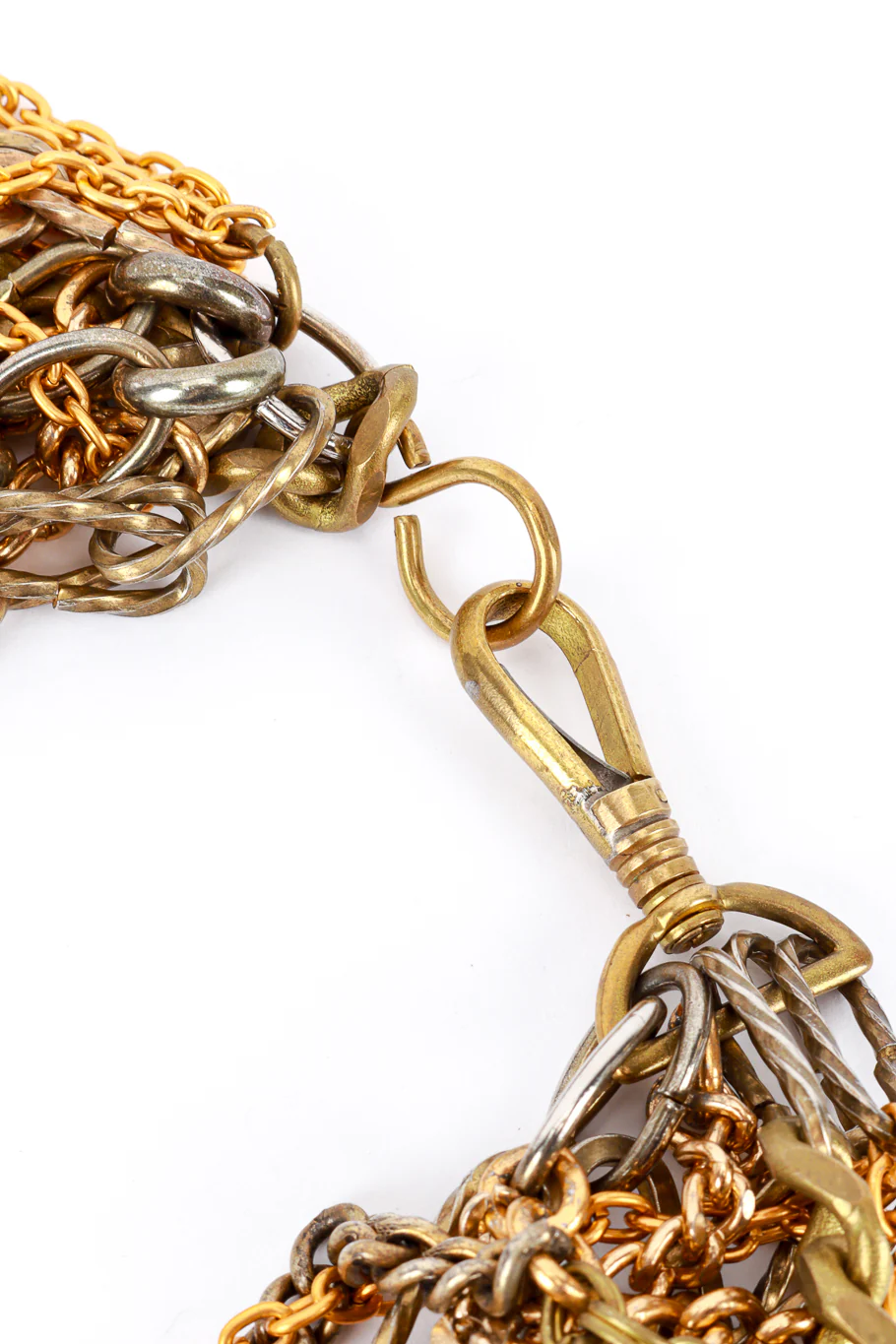 6-Strand Chain Statement Necklace - Image 6