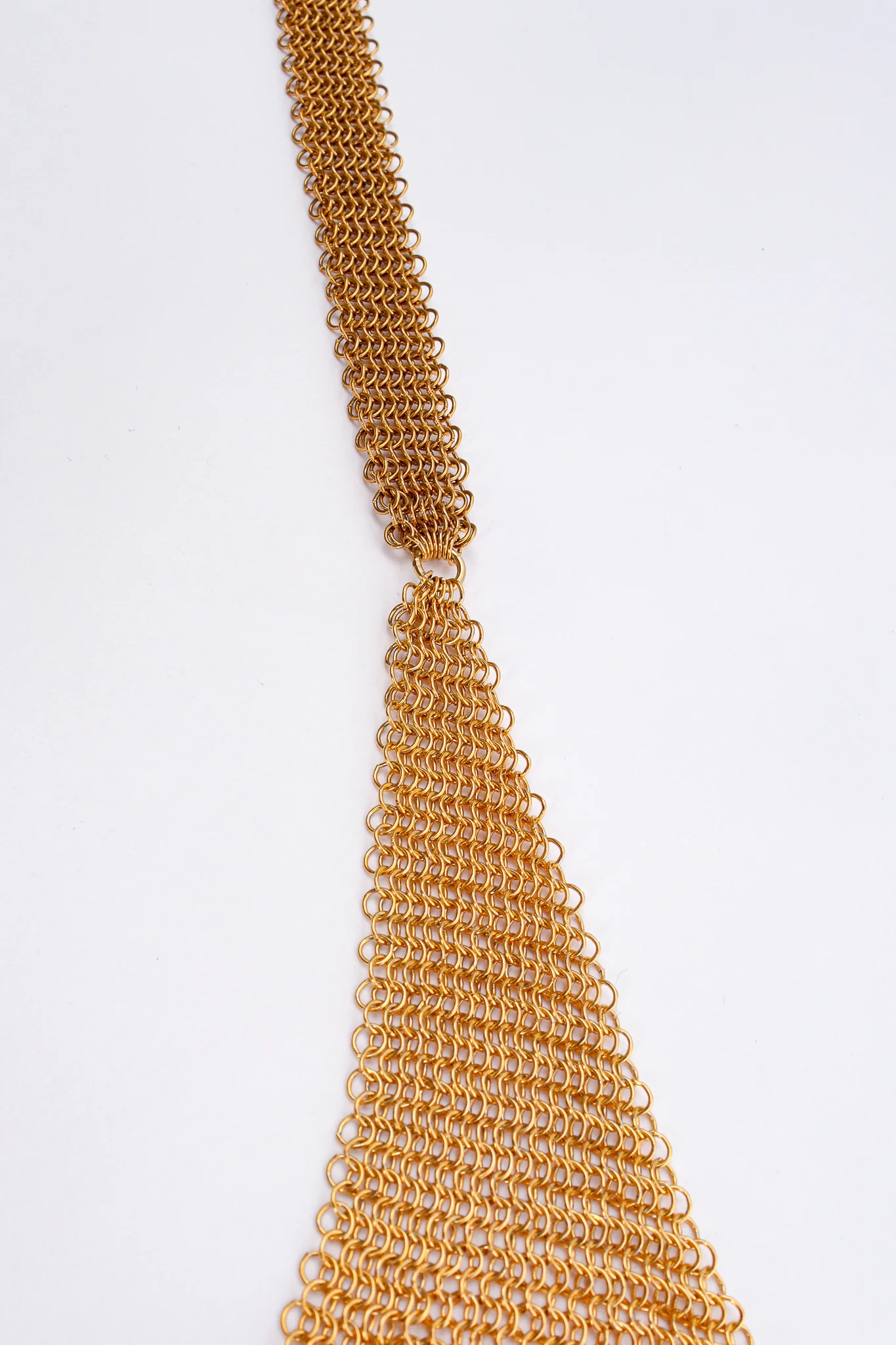 6-Strand Long Ring Mesh Necklace - Image 6