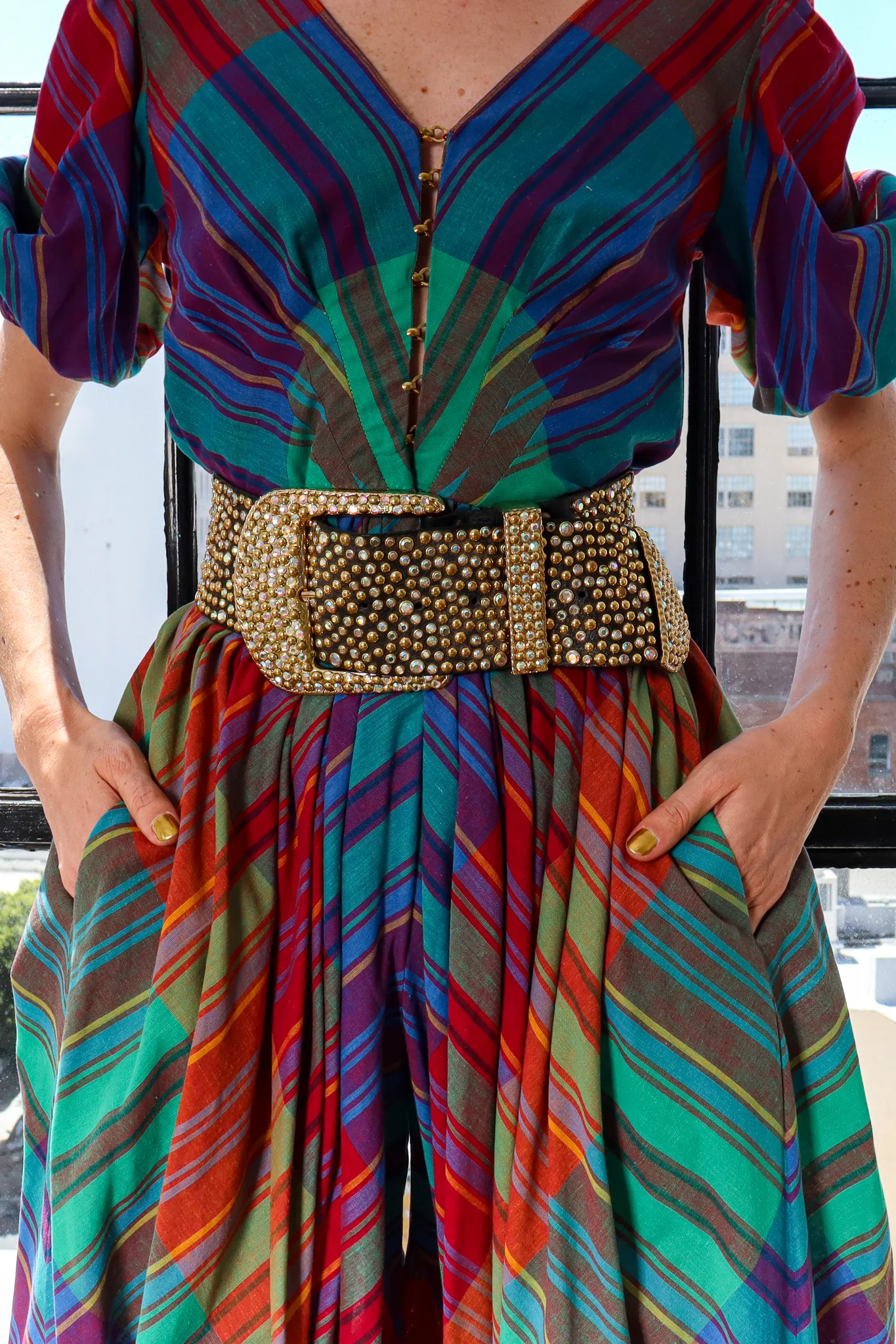 Thousand Shimmer Leather Belt - Image 2