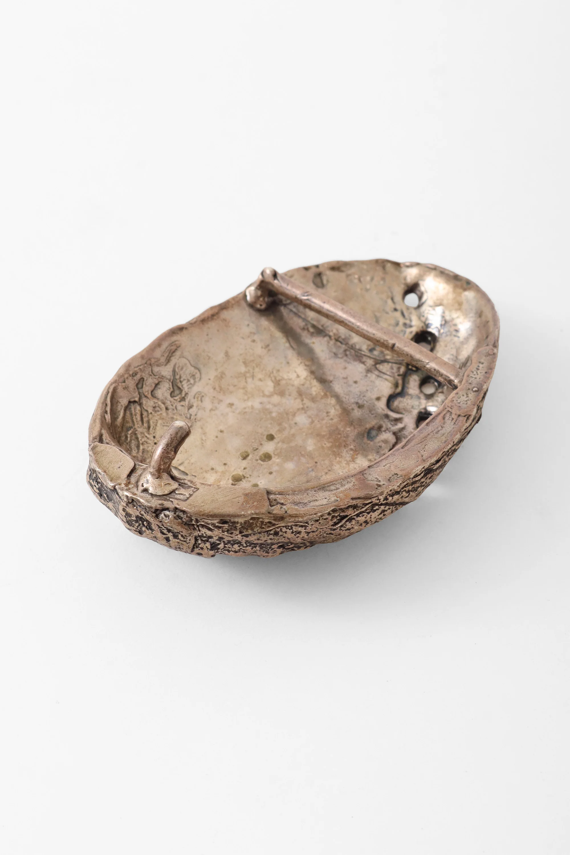Sterling Seashell Metal Belt Buckle - Image 2