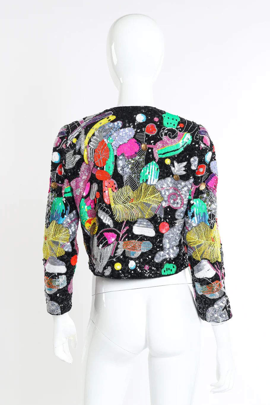 Abstract Beaded Jacket - Image 3