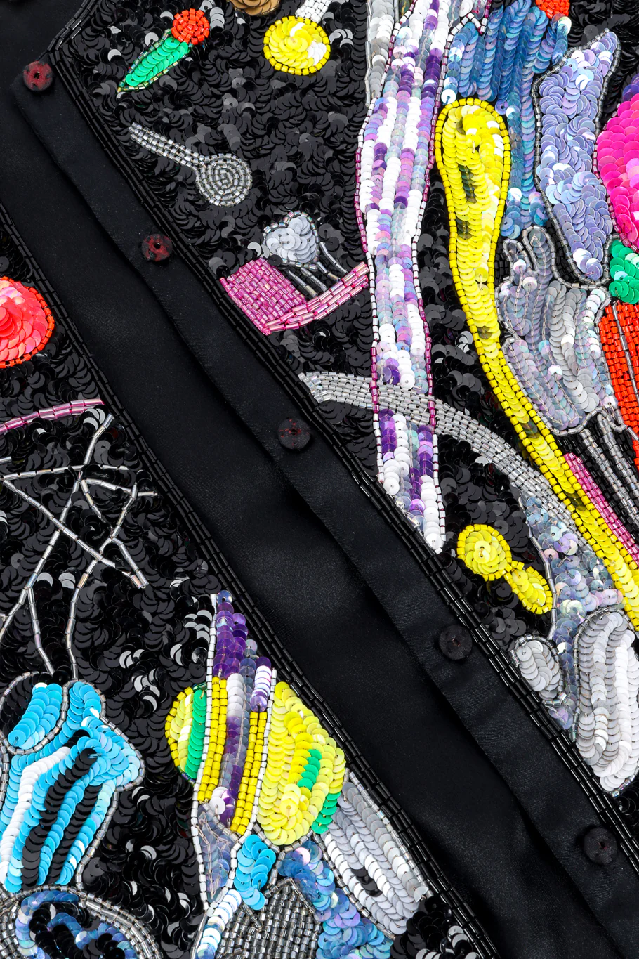 Abstract Beaded Jacket - Image 5