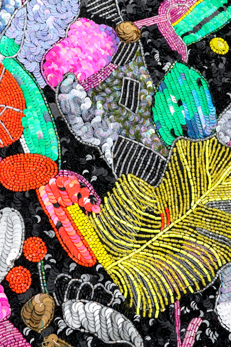Abstract Beaded Jacket - Image 7