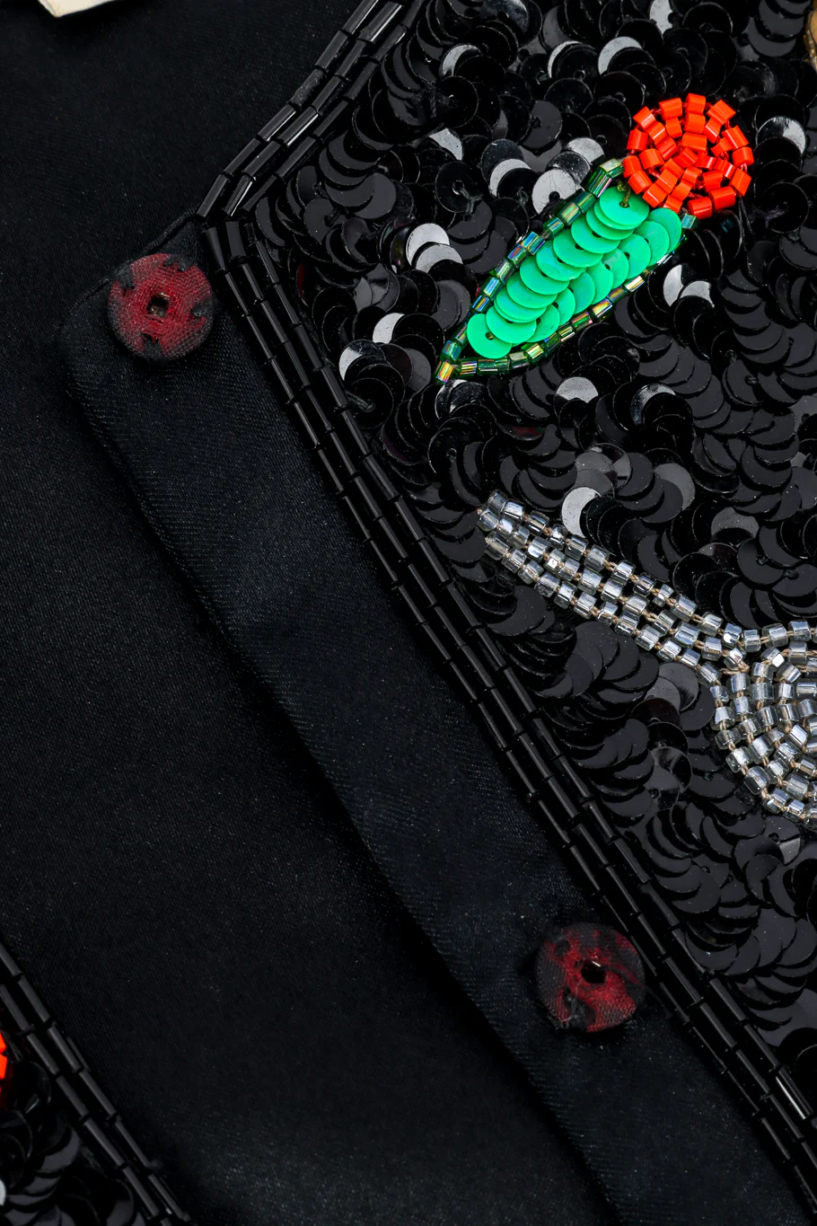 Abstract Beaded Jacket - Image 9