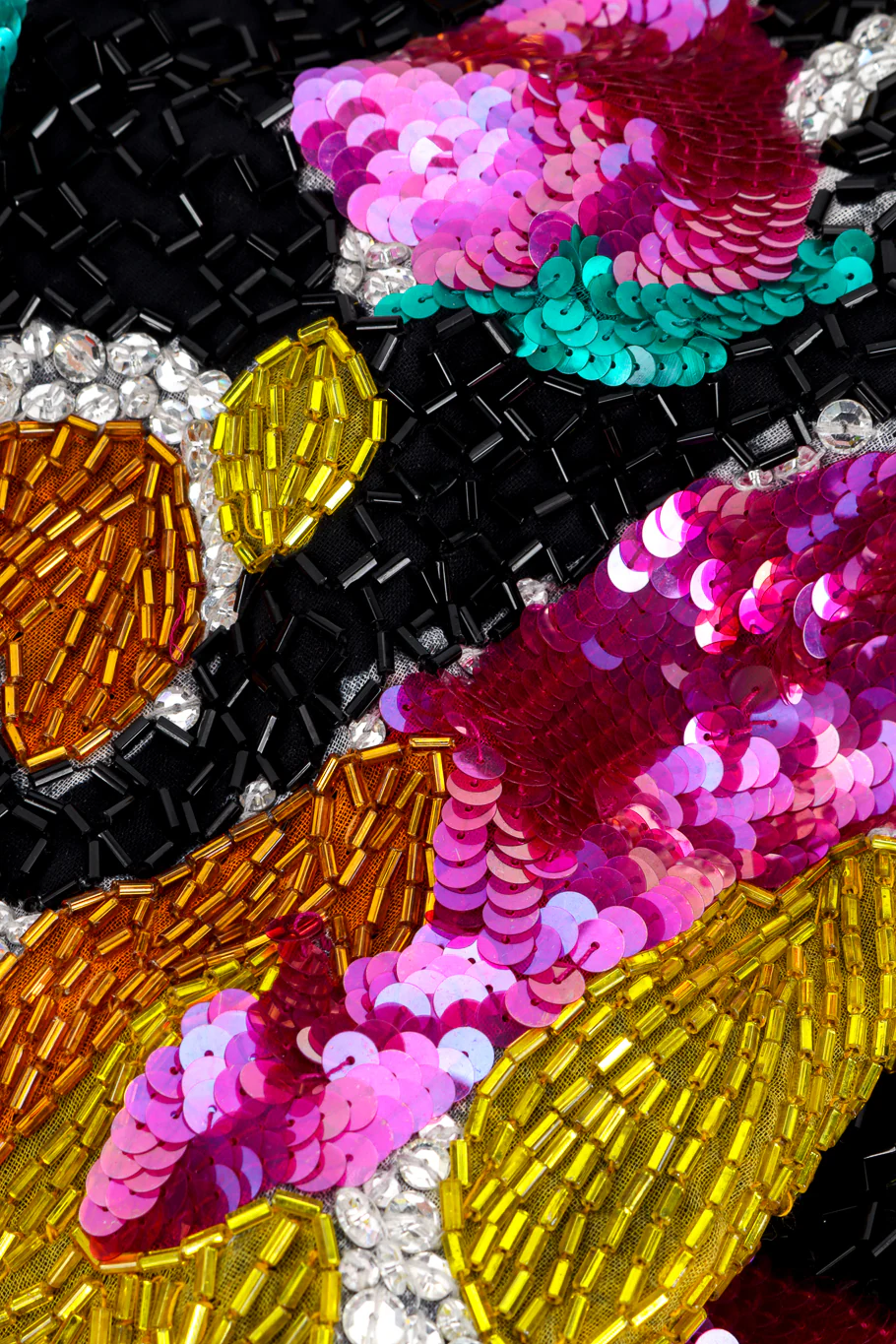 Abstract Beaded Top Gown - Image 9