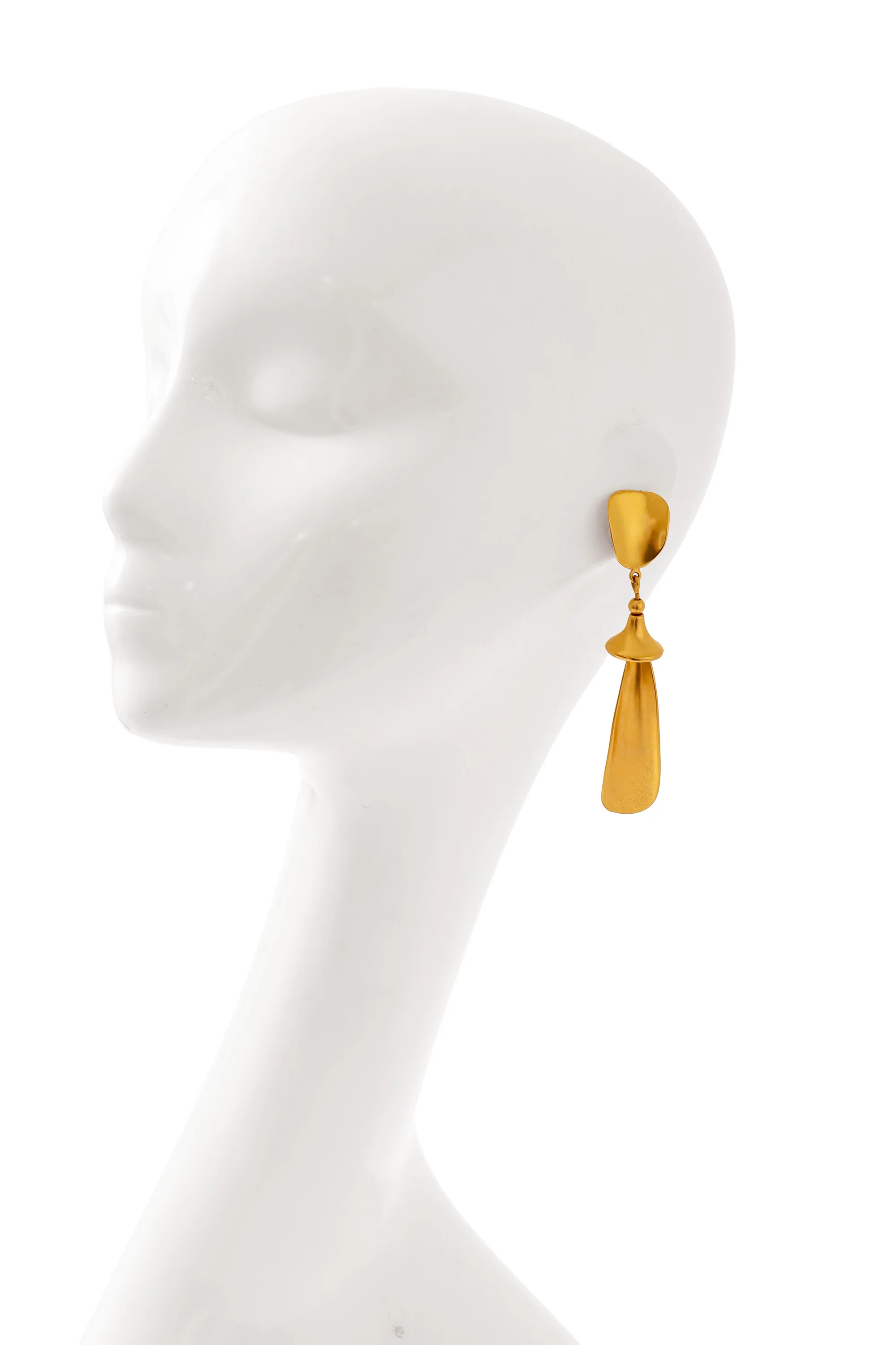 Abstract Bell Drop Earrings - Image 2