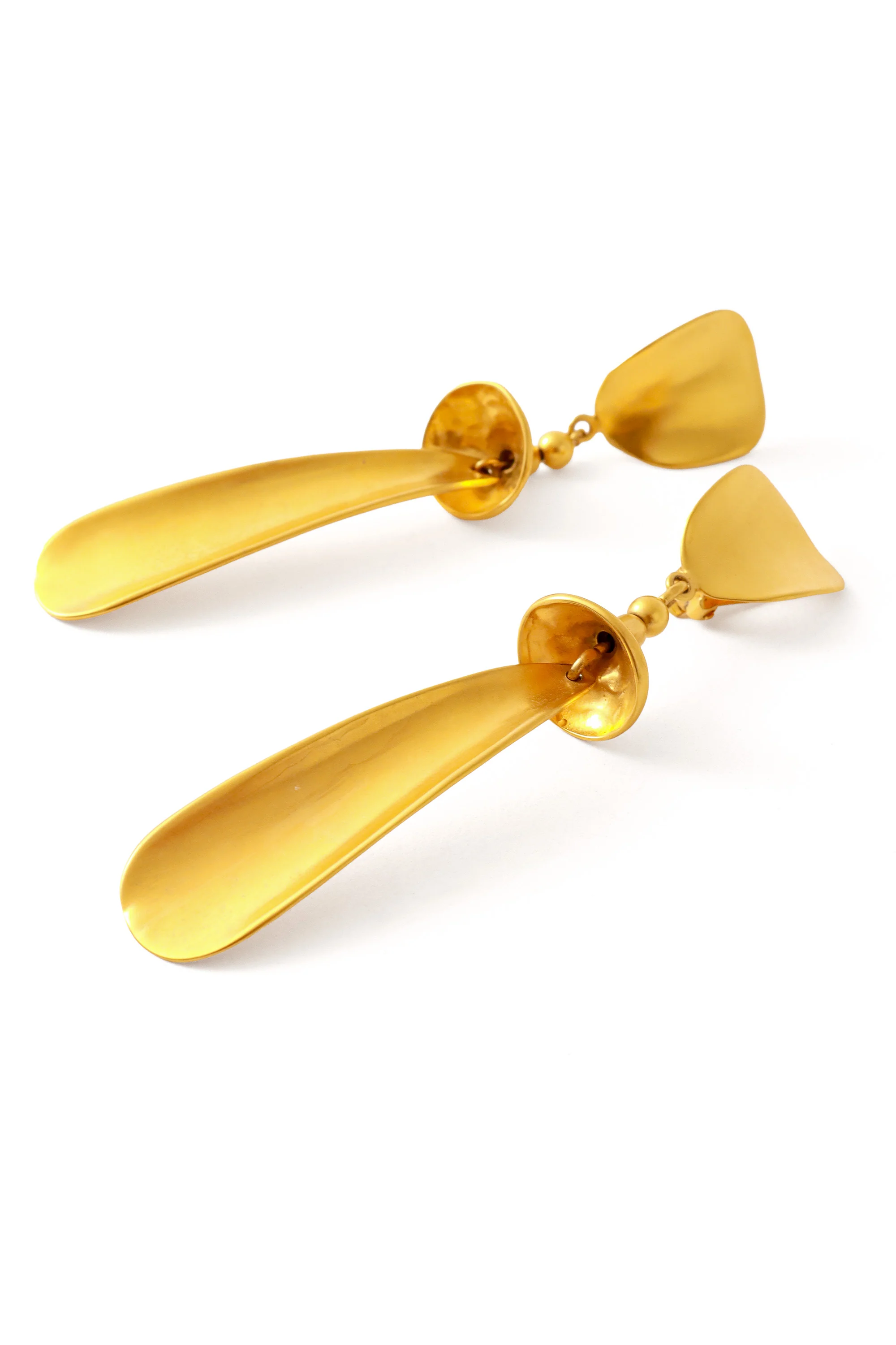 Abstract Bell Drop Earrings - Image 3