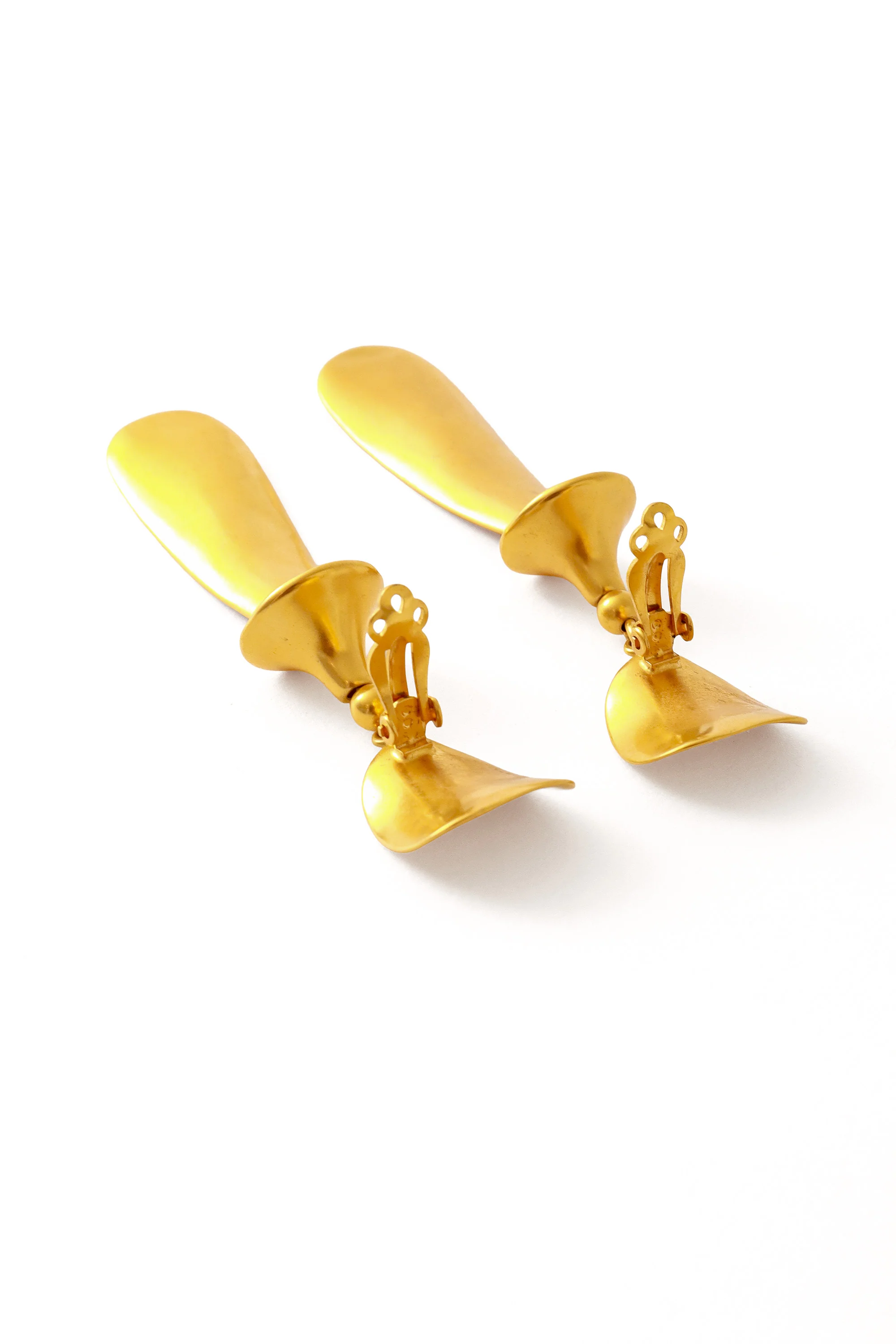 Abstract Bell Drop Earrings - Image 4