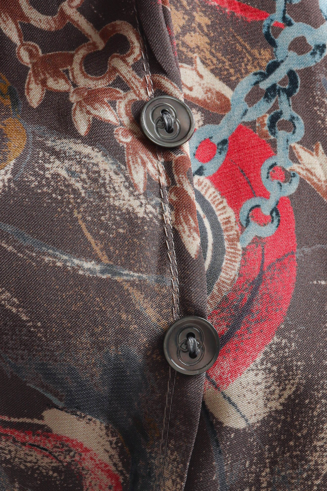 Abstract Chains & Strokes Blouse - Image 6