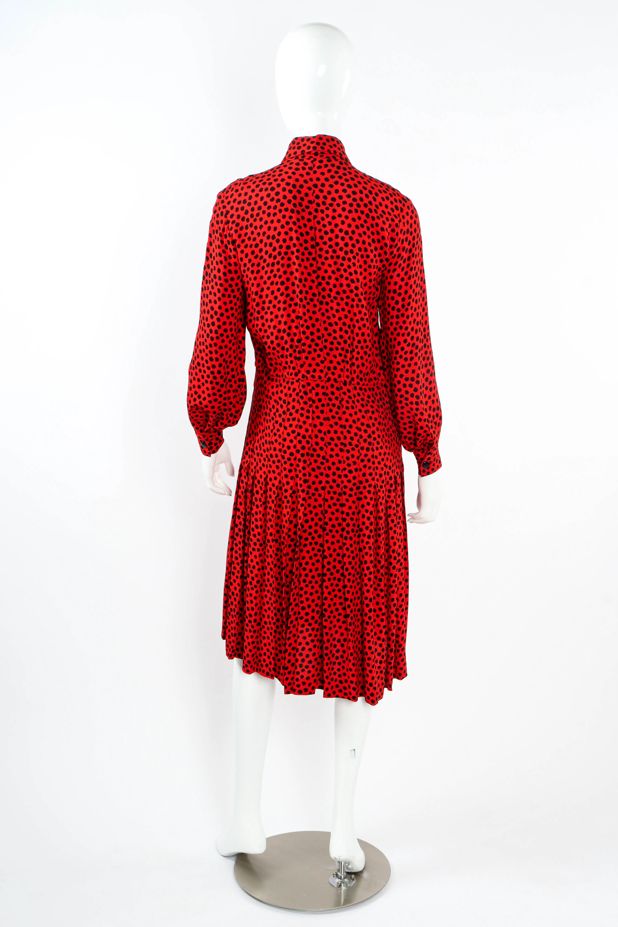 Abstract Dot Print Dress - Image 4