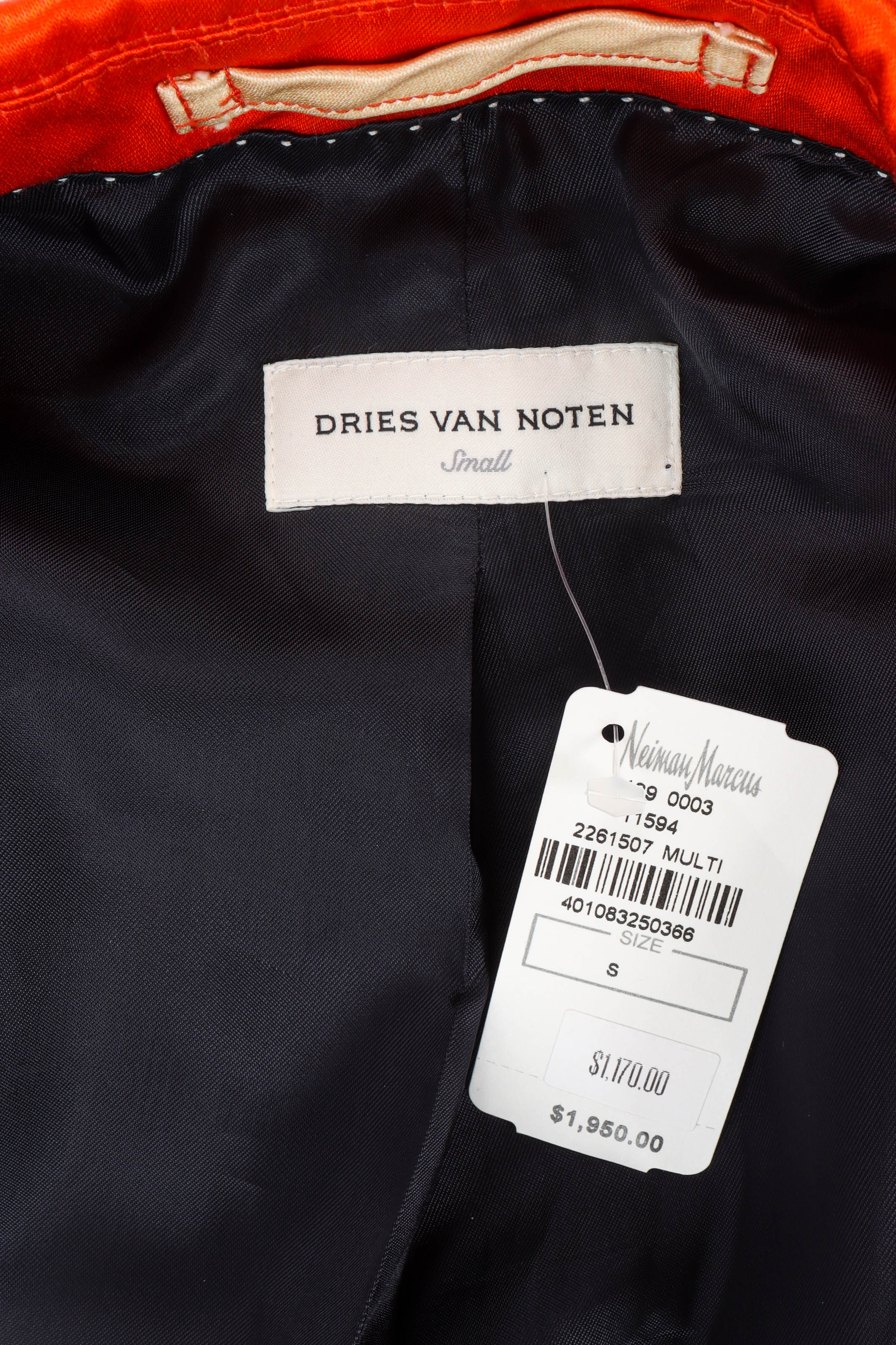 Abstract Double Breasted Blazer Coat - Image 11