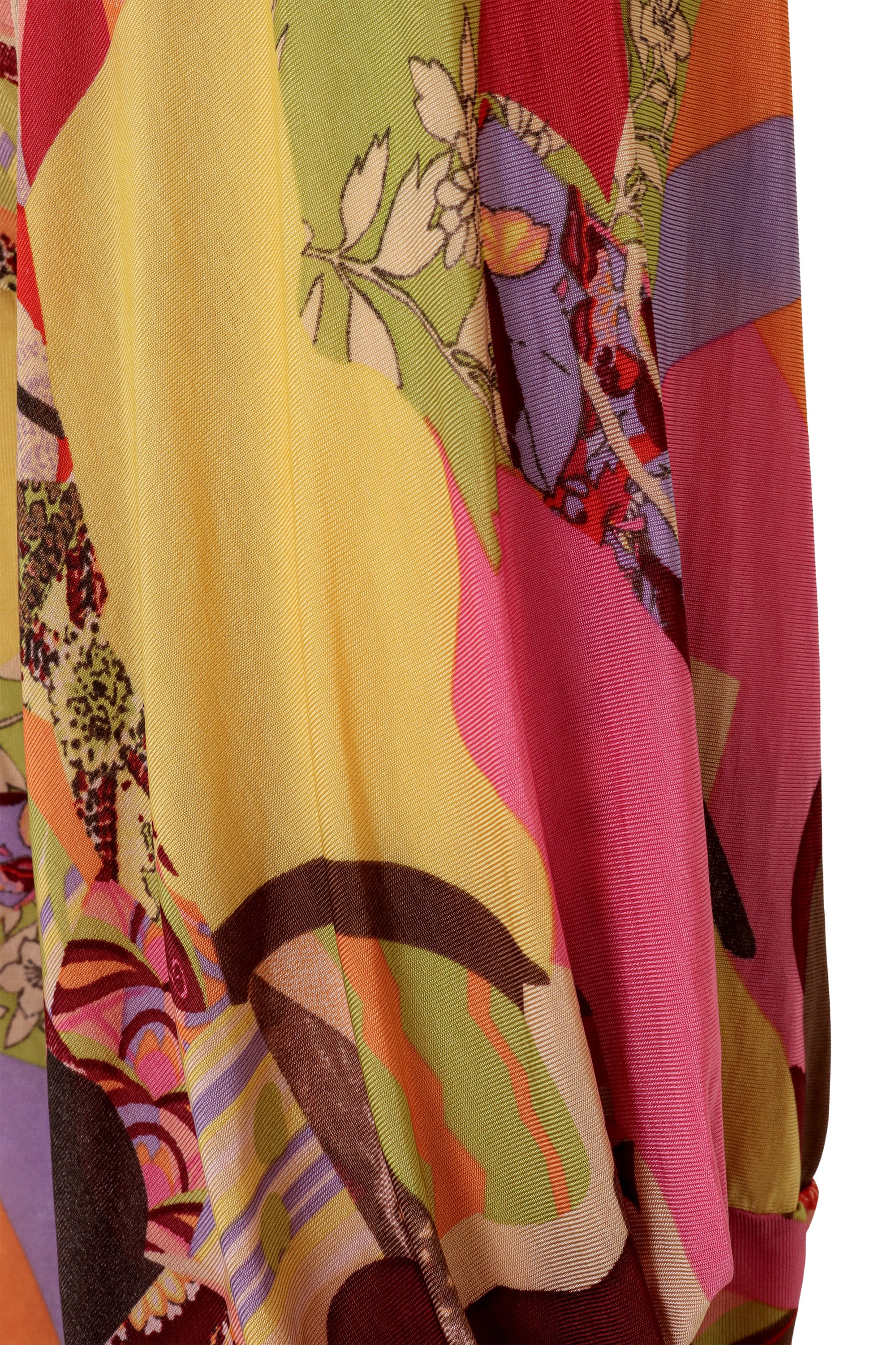 Abstract Draped Cowl Top - Image 3