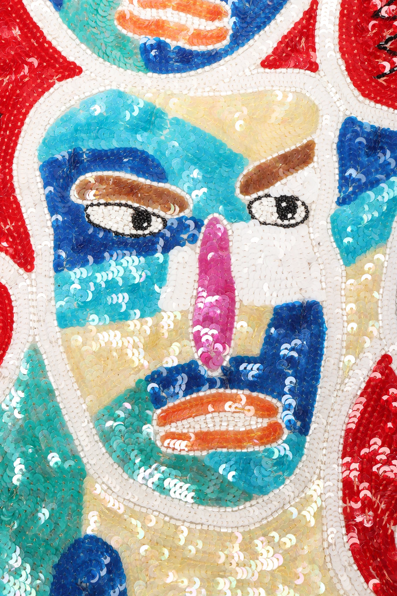 Abstract Faces Dolman Tunic - Image 14