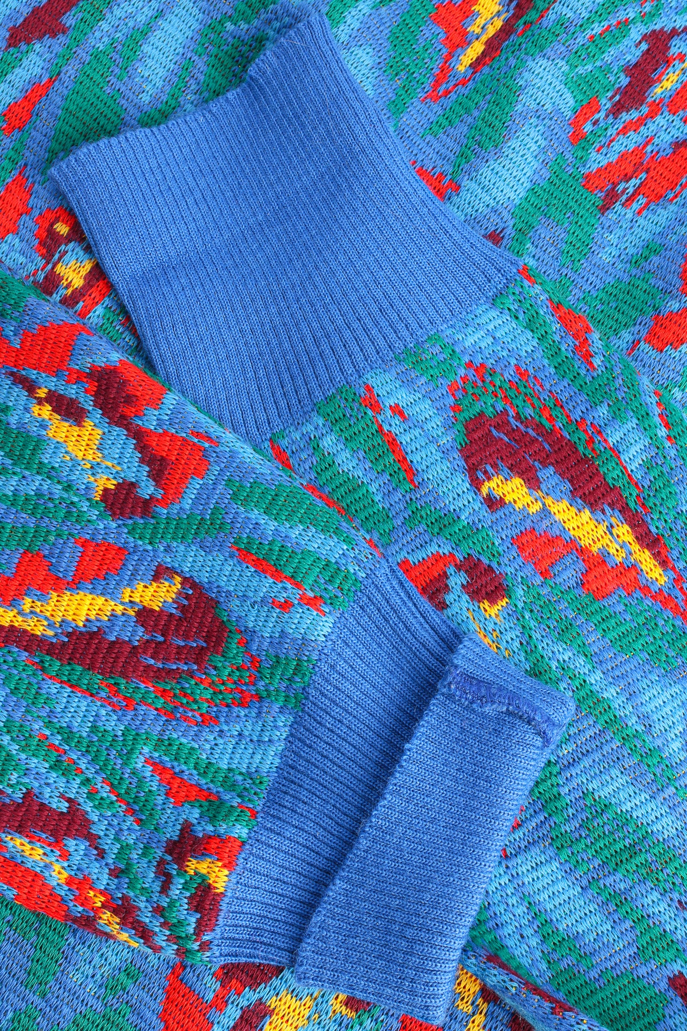 Abstract Floral Knit Sweater & Pant Set - Image 16