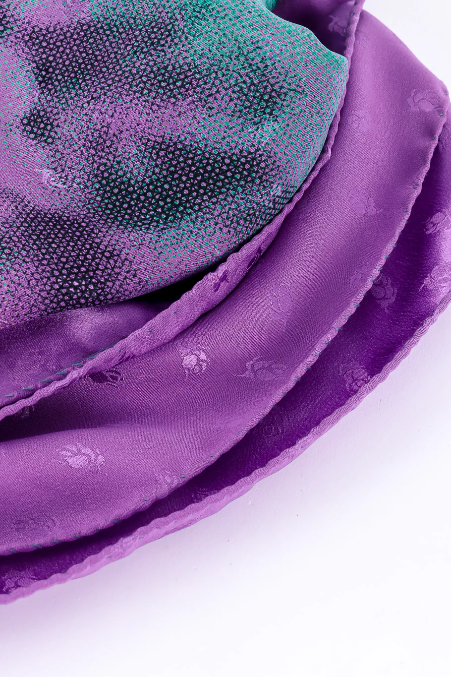 Abstract Floral Silk Scarf - Image 8