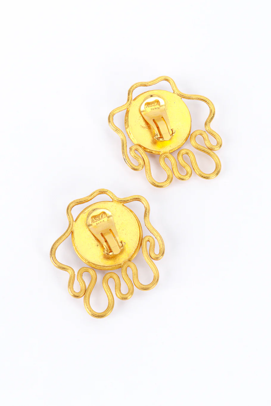 Abstract Flower Earrings - Image 4