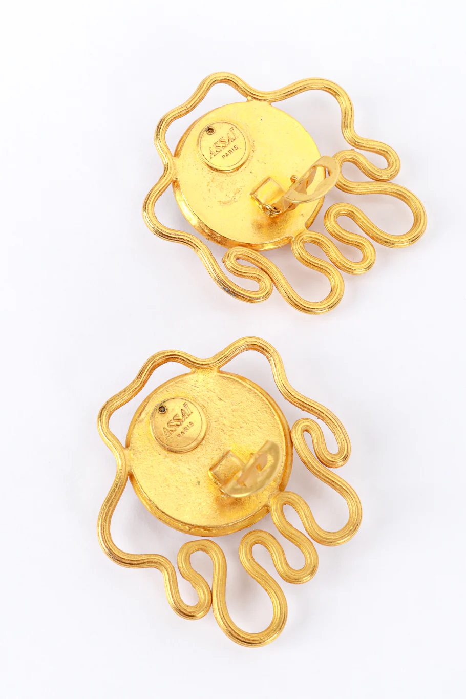 Abstract Flower Earrings - Image 5