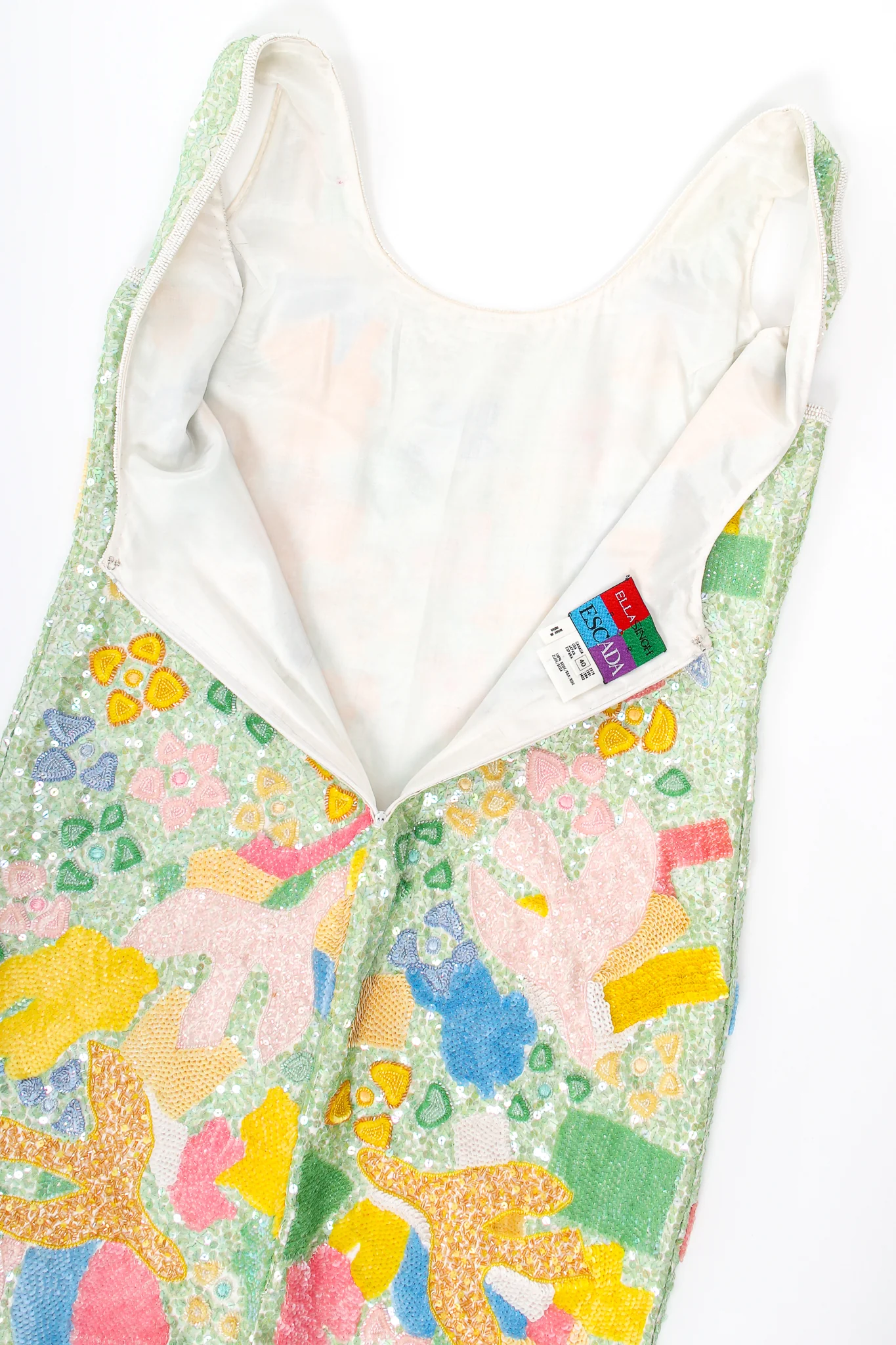 Abstract Garden Sequined Dress - Image 12