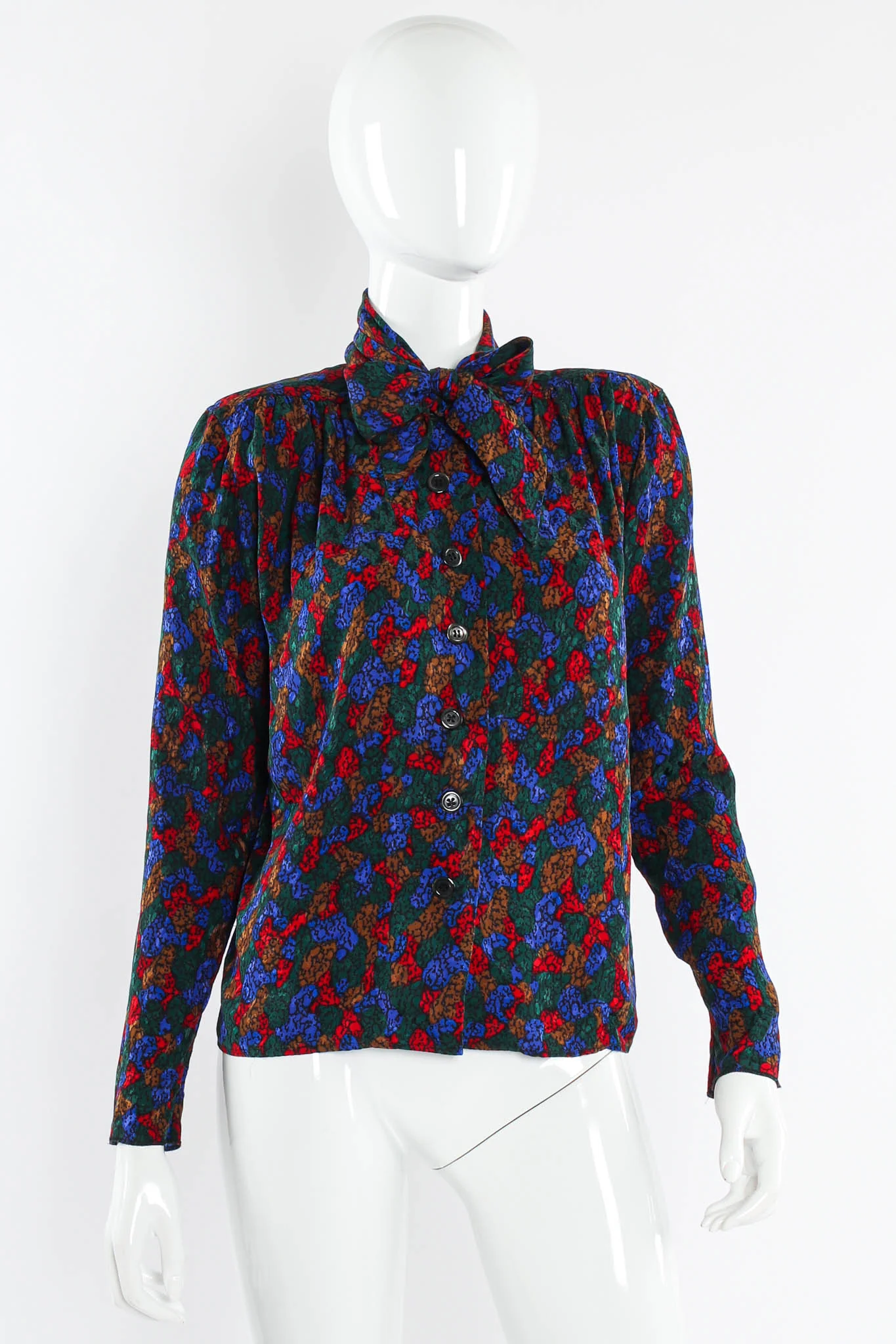 Abstract Geo Mosaic Blouse