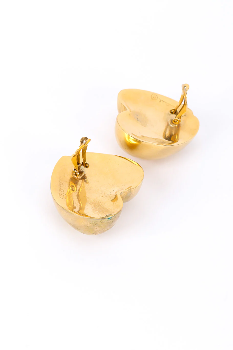 Abstract Heart Earrings - Image 5