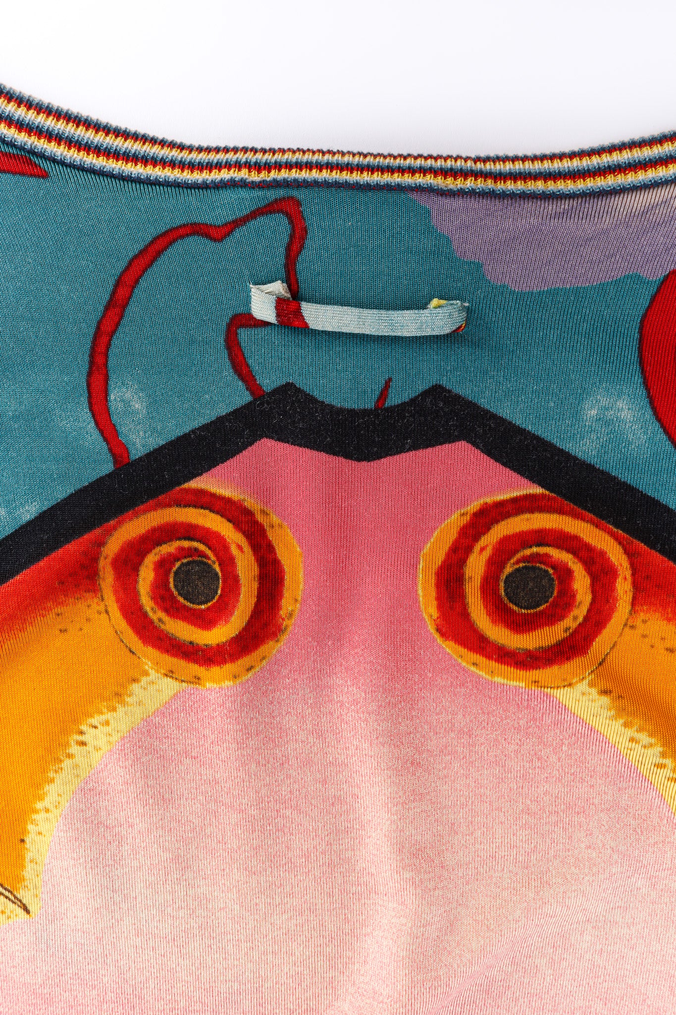 Abstract Kite Poncho Top - Image 11